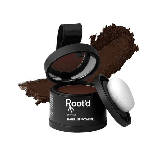 White Smoke Hairline Powder for Men & Women- Hair Color Powders for Instant Black Coverage With 48-Hour Stay-Proof Finish-Hair Powder Conceals Thinning, Bald Spots & Blends Naturally Like Hairs Fiber-Medium Brown
