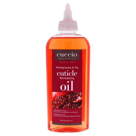 White Smoke Cuccio Naturale Revitalizing Cuticle Oil - Hydrating Oil For Repaired Cuticles Overnight - Remedy For Damaged Skin And Thin Nails - Paraben Free, Cruelty-Free Formula - Pomegranate And Fig - 8 Oz
