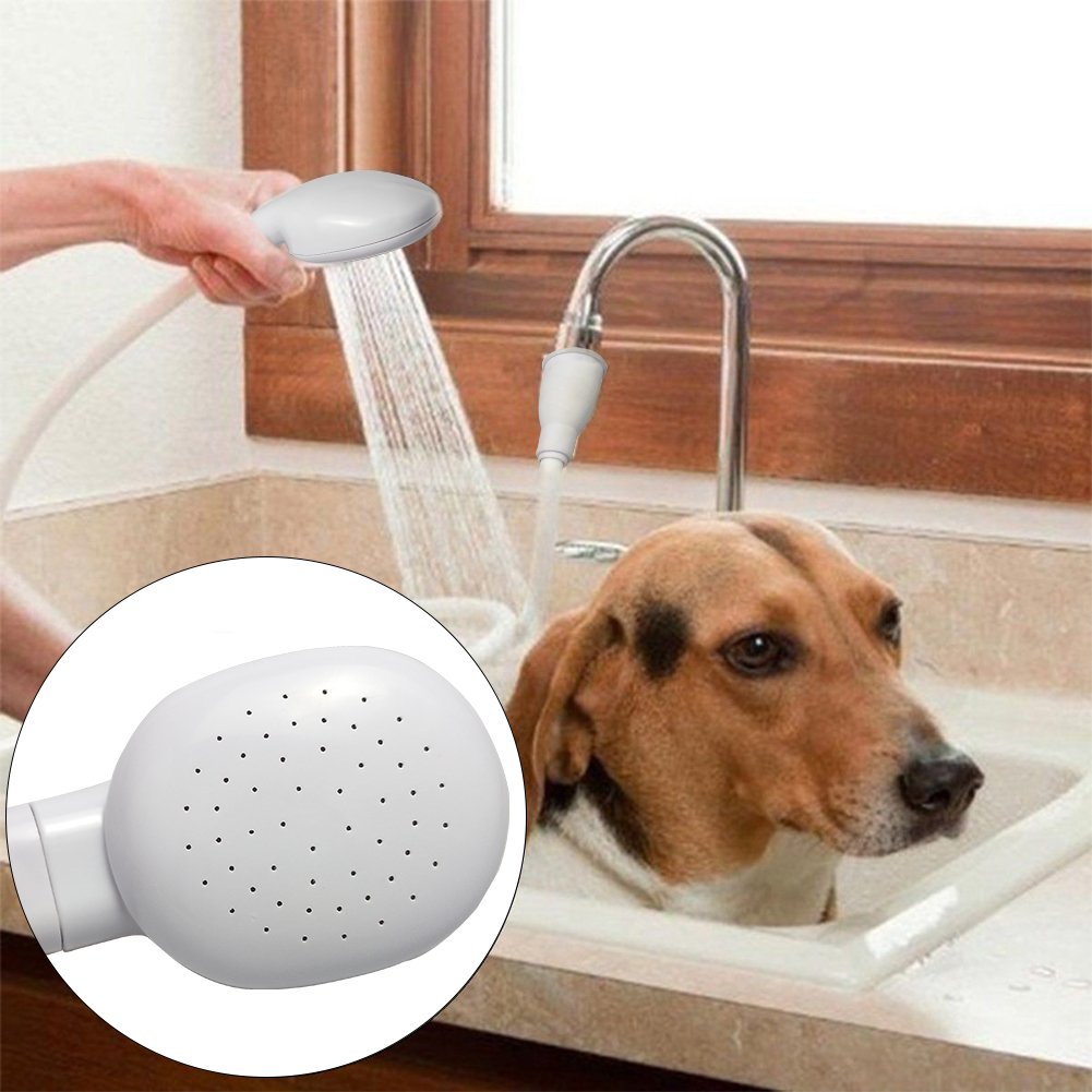 White Smoke U-BCOO Sink Spray Rubber Hose Portable Shampoo Sprayer (1M hose)
