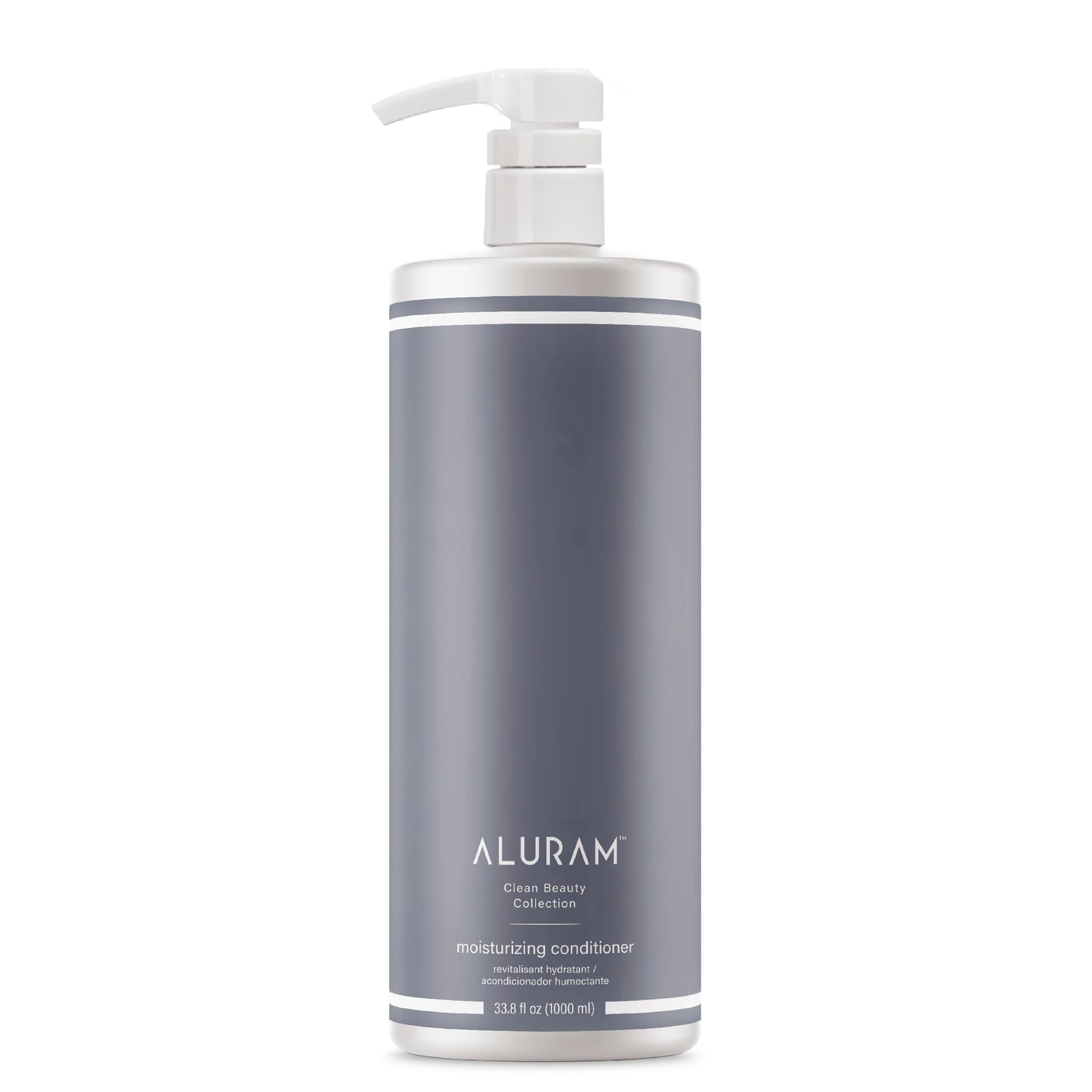Dark Gray ALURAM Coconut Water Moisturizing Conditioner for Men and Women, Clean Hydration and Shine for Medium to Coarse Textured Hair, 33.8 Fl Oz