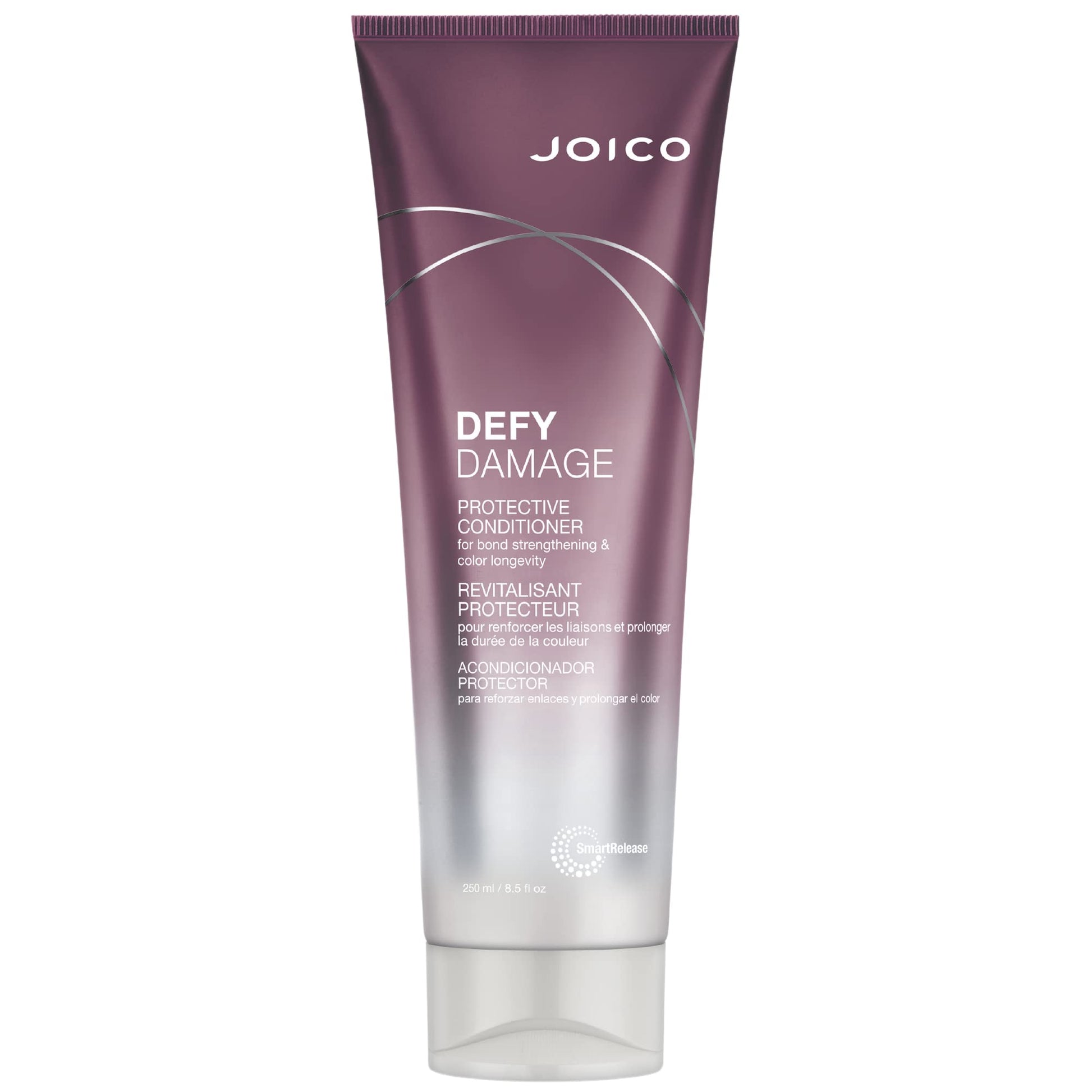 White Smoke Joico Defy Damage Protective Conditioner | For Color-Treated Hair | Strengthen Bonds & Preserve Hair Color | With Moringa Seed Oil & Arginine | 8.5 Fl Oz