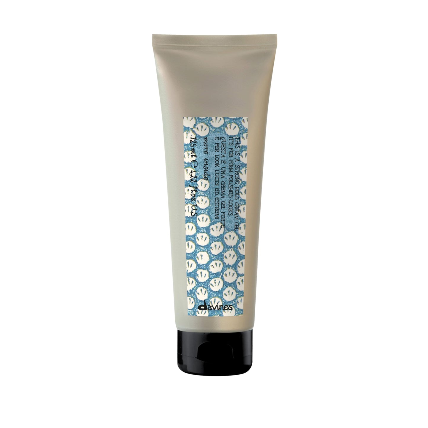 White Smoke Davines This is a Strong Hold Cream Gel, Create Structure And Definition, For Quick-Drying And Residue-Free Workable Styling, 4.22 Fl. Oz.