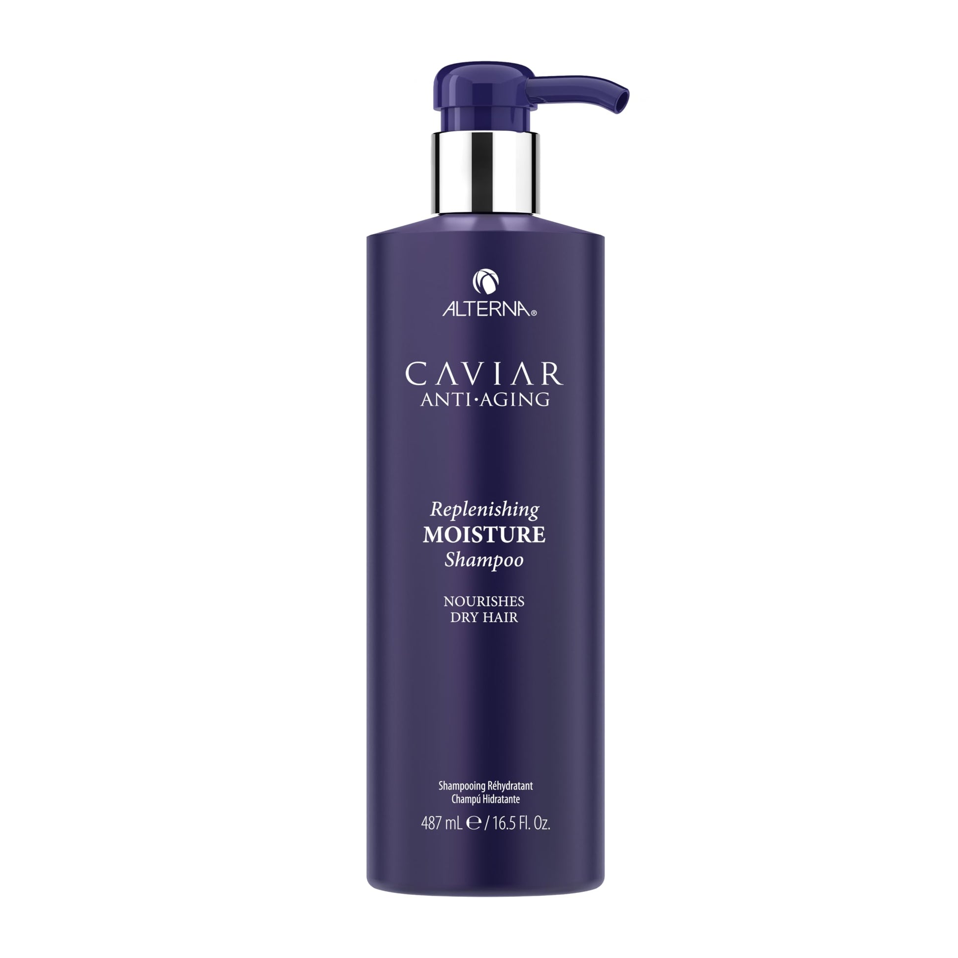 Dark Slate Gray Alterna Haircare Caviar Anti-Aging Replenishing Moisture Shampoo, 16.5 Oz