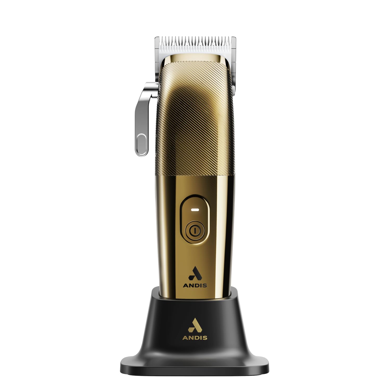 White Smoke Andis Envy II Cordless Clipper Premium Edition, Professional Lithium-ion Electric Beard & Hair Clipper, Phaze Blade, Cordless, Gold