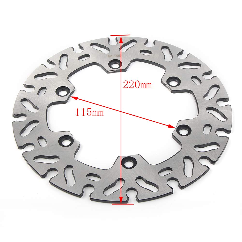White Smoke GZYF Motorcycle Rear Brake Disc Rotor Compatible with for Yamaha WR200, DT200, DT230 Lanza, TT250R, TT-R250 L-V LC-VC W