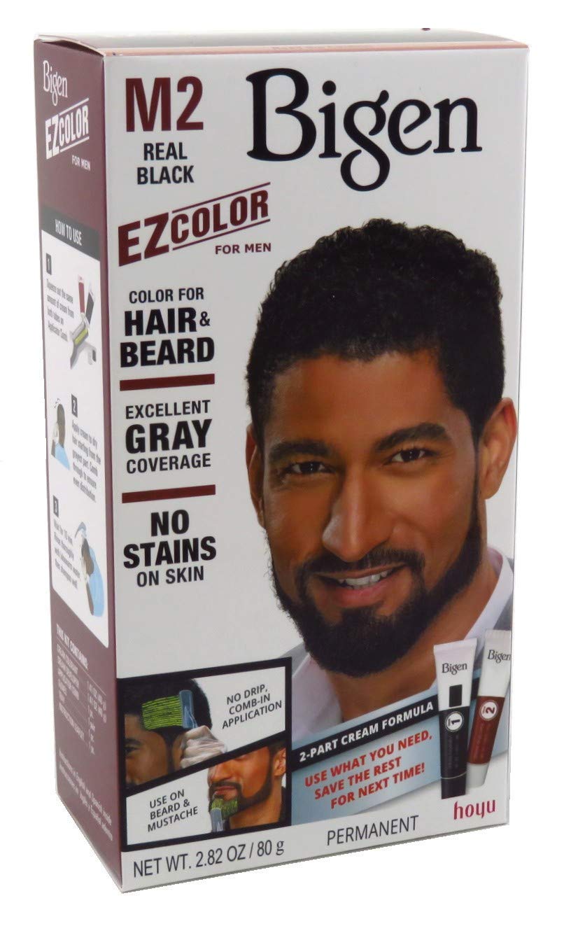 Gray Bigen Ez Color For Men M2 Real Black Kit (Pack of 3)