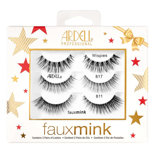 White Smoke Ardell Active Lash Pump’N – Sweat-Resistant Natural Look False Eyelashes with Bonus Duo Adhesive, Strip Lashes for Active Lifestyles, 3 Pairs