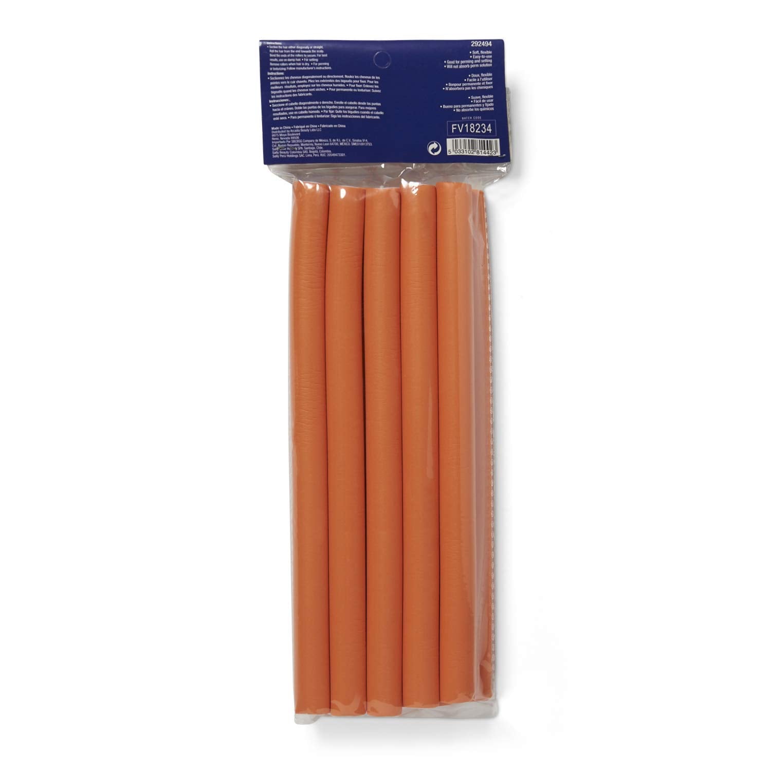 White Smoke Salon Care Soft Rollers 10 Pack 5/8 INCH