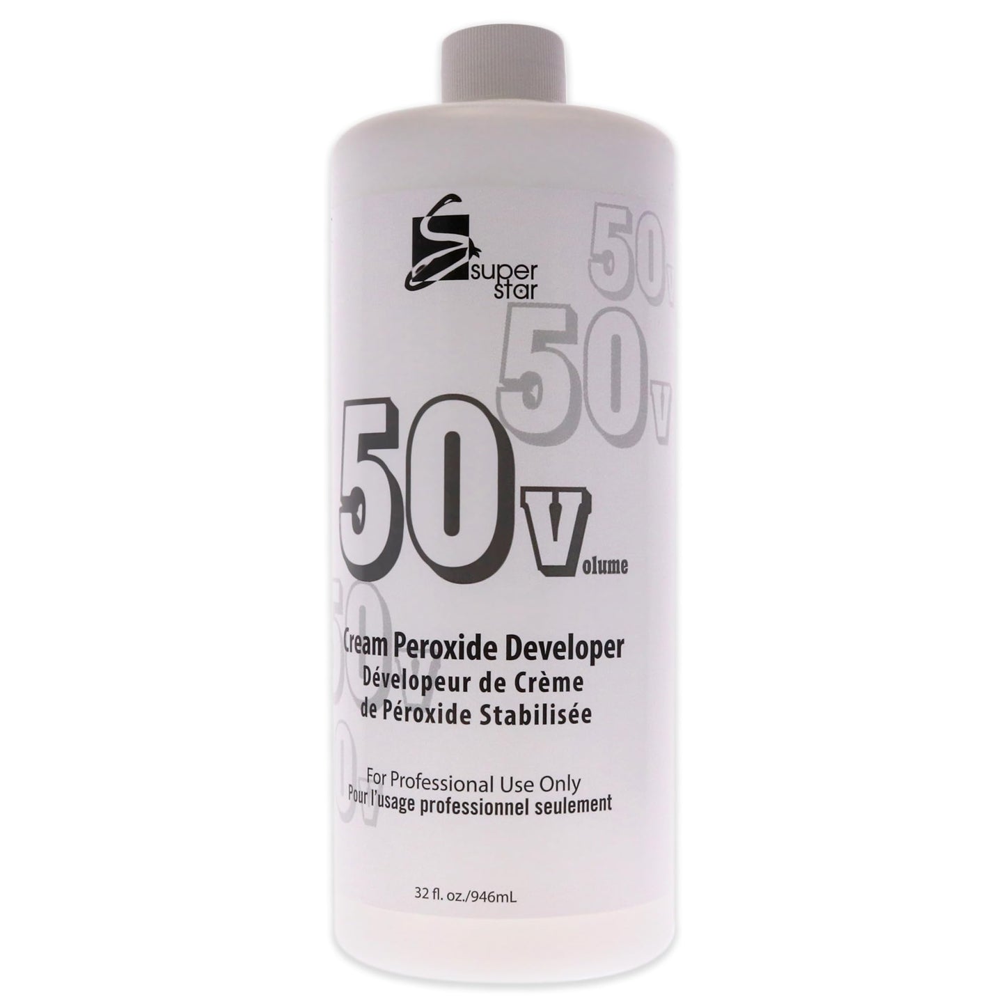 Gray Super Star 50 Volume Cream Peroxide Developer by Marianna for Unisex - 32 oz Cream