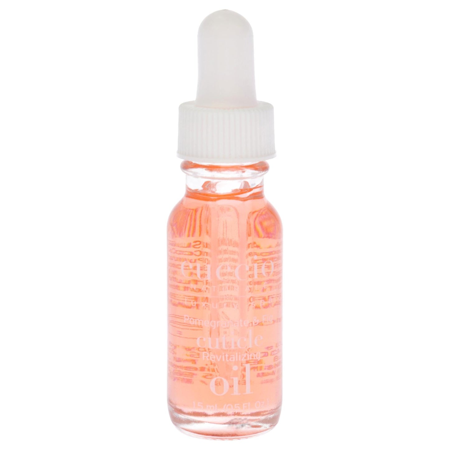 Light Pink Cuccio Naturale Cuticle Oil - Revitalizing Pomegranate & Fig - Repairs Skin & Nails - 0.5 Oz