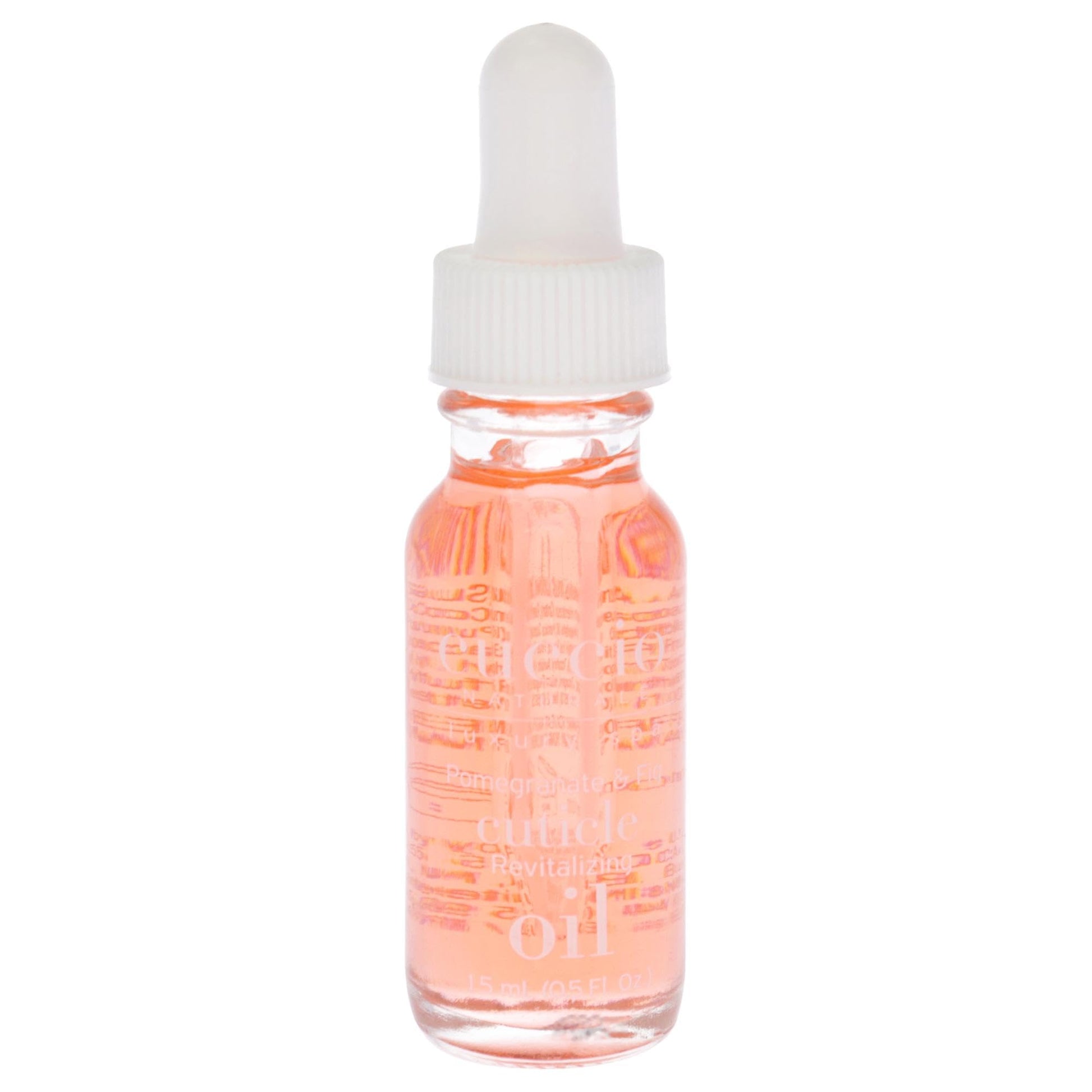 Light Pink Cuccio Naturale Cuticle Oil - Revitalizing Pomegranate & Fig - Repairs Skin & Nails - 0.5 Oz