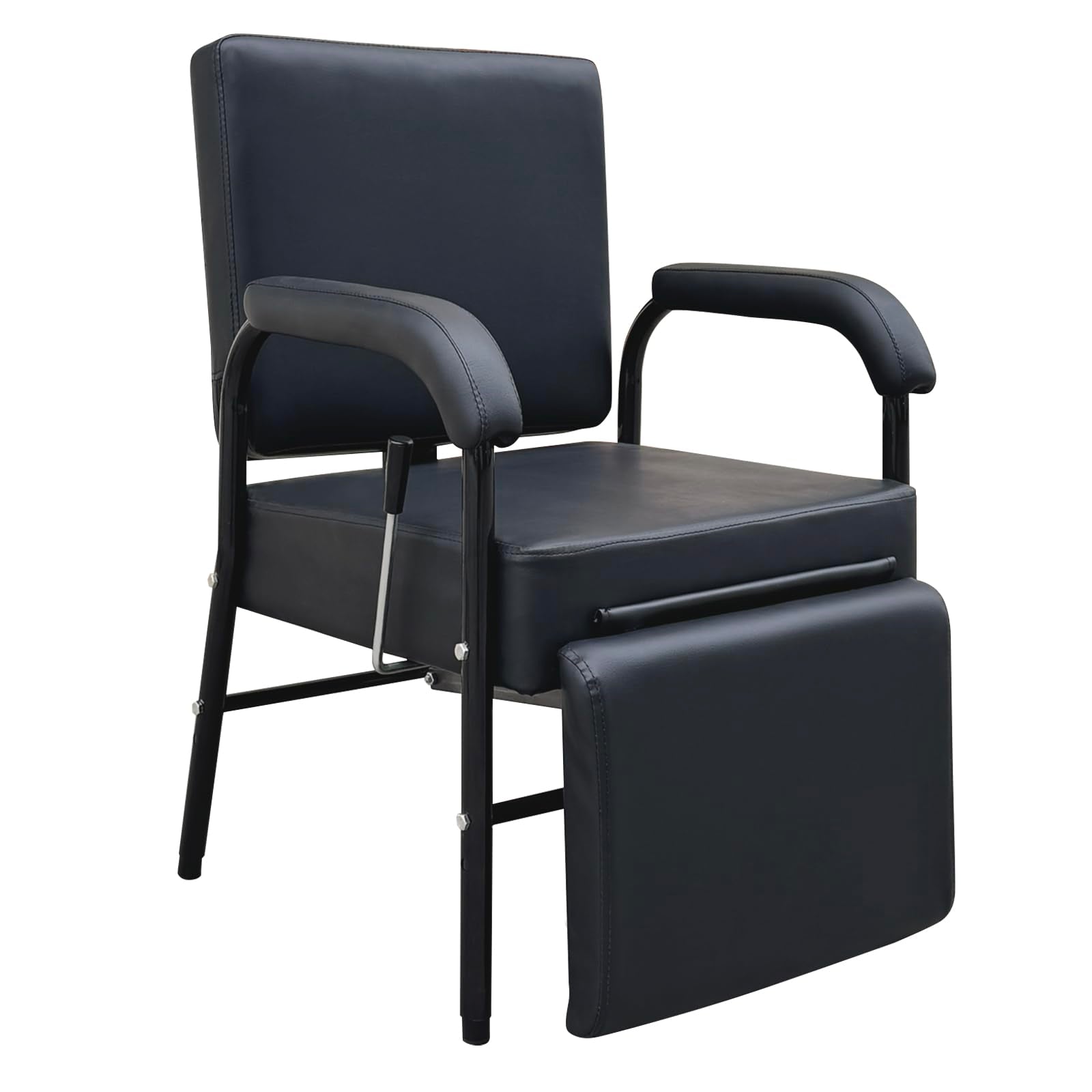 White Smoke Reclining Shampoo Chairs Adjustable Height Shampoo Chairs for Salon Barber Chair Hair Stylist Chair Recline Salon Chair Spa Beauty Equipment for Hair Stylists, Tattoo Artists, Cosmetologists