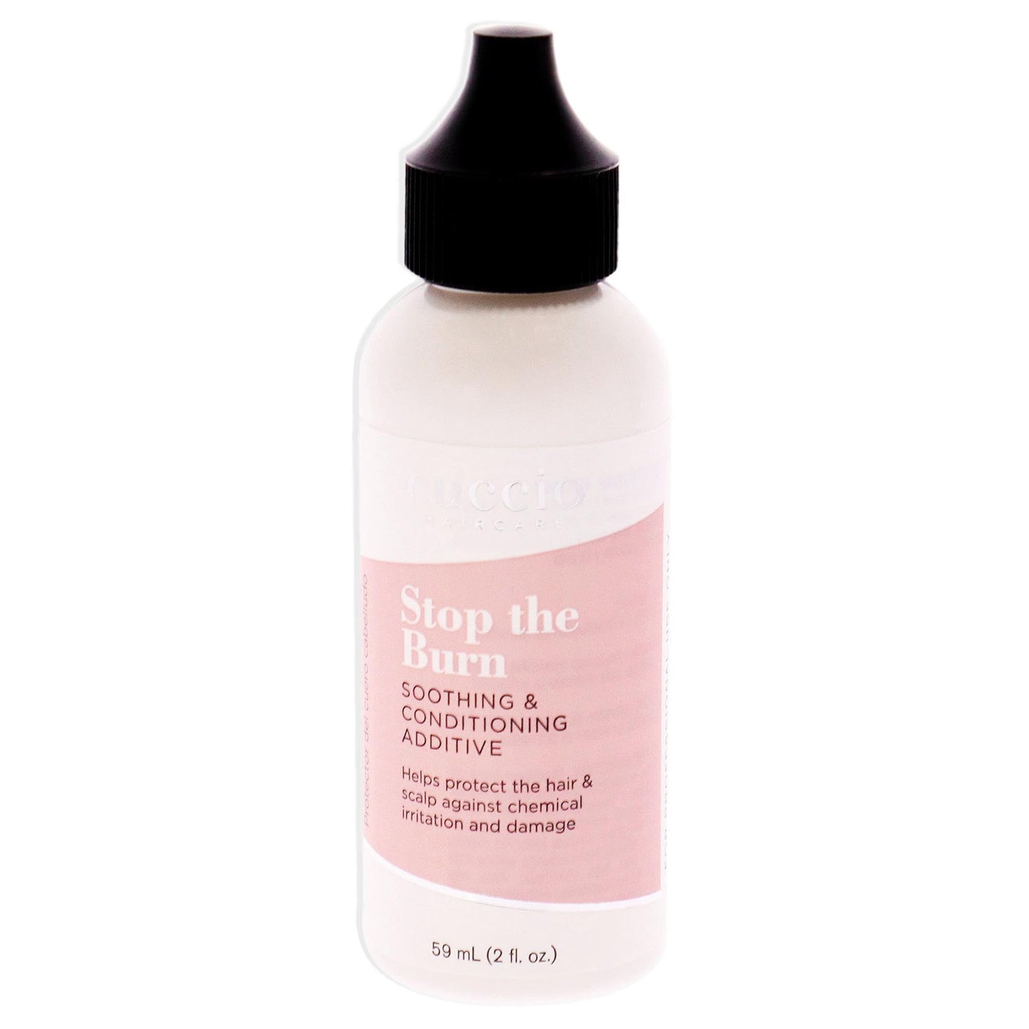Misty Rose Cuccio Haircare Stop The Burn - Prevents Chemical Burn And Peroxide Damage - Reduces Scalp Itching And Irritations - Can Be Mix Into Formula - Apply Directly To Problem Area - 2 Oz Conditioner