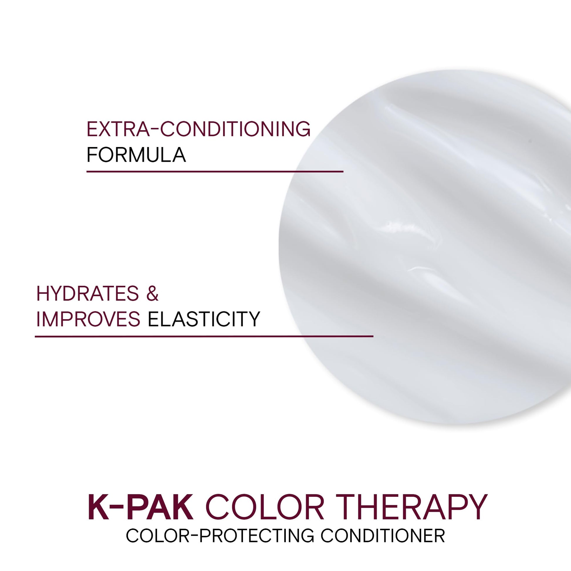 White Smoke Joico K-PAK Color Therapy Color-Protecting Conditioner | For Color-Treated Hair | Boost Shine & Elasticity | Repair Breakage | Rebuild Damaged Hair | With Keratin & Argan Oil | 33.8 Fl Oz