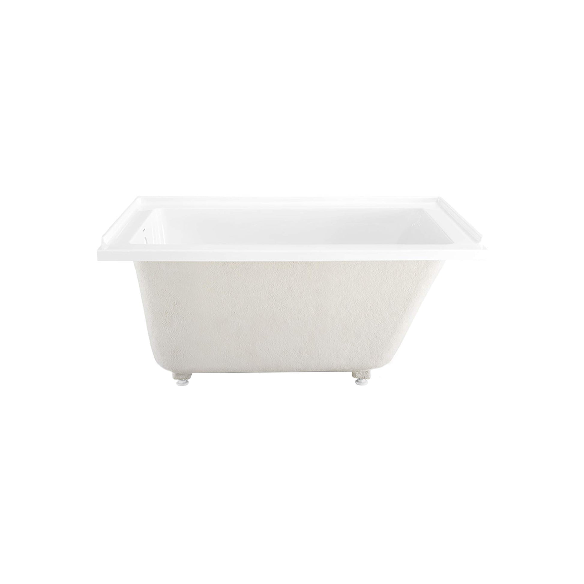 White Smoke Swiss Madison Voltaire 48" x 32" Left-Hand Drain Alcove Bathtub