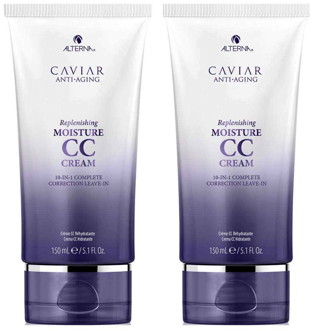 White Smoke Alterna CAVIAR Anti-Aging Replenishing Moisture CC Cream, 5.1 oz (2 pack)