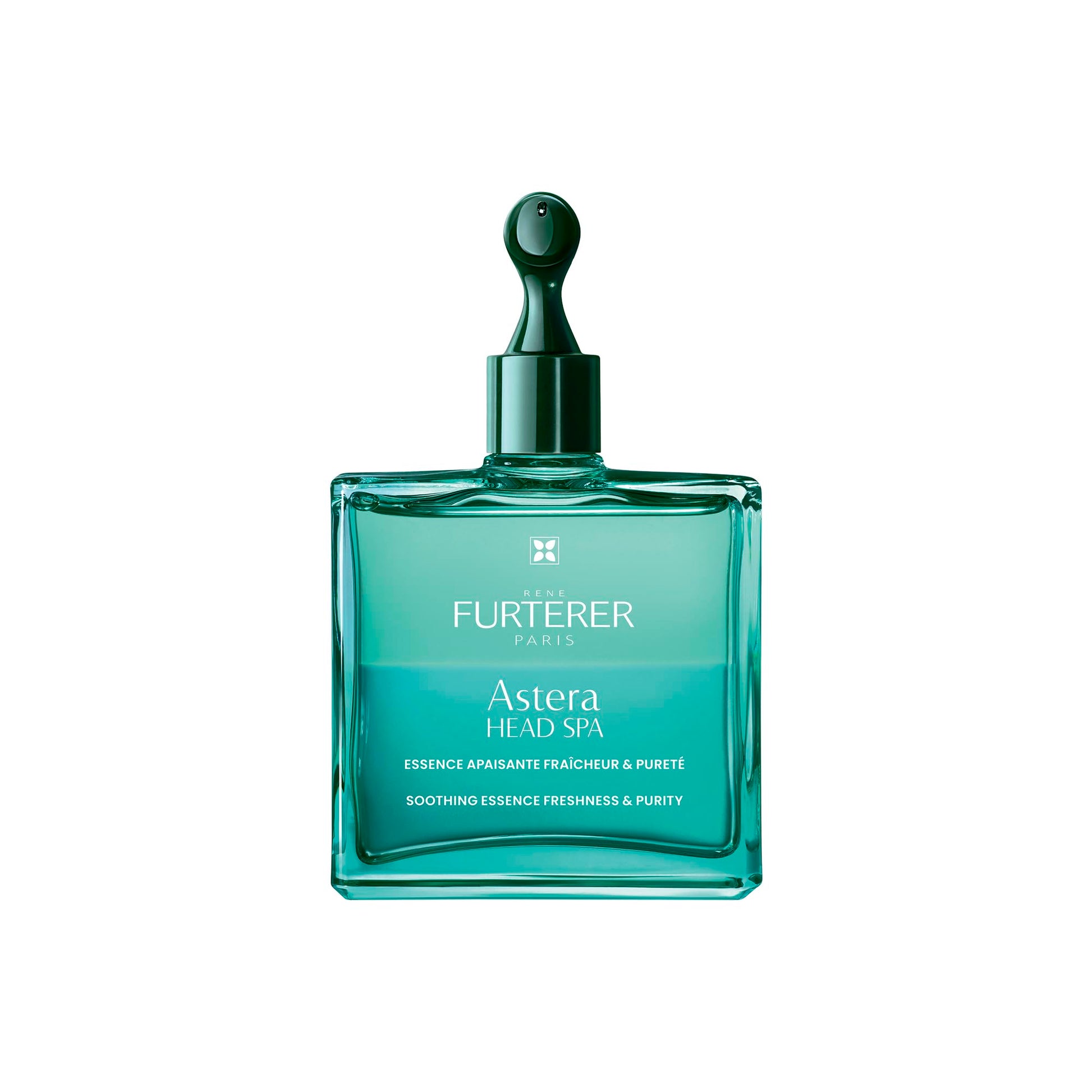White Smoke Rene Furterer Head Spa ASTERA Soothing Concentrate, Pre-Shampoo Soothing Scalp Treatment, Soothe Sensitive Scalps - Mint & Eucalyptus - Paraben & Silicone-Free - 1.6 Oz