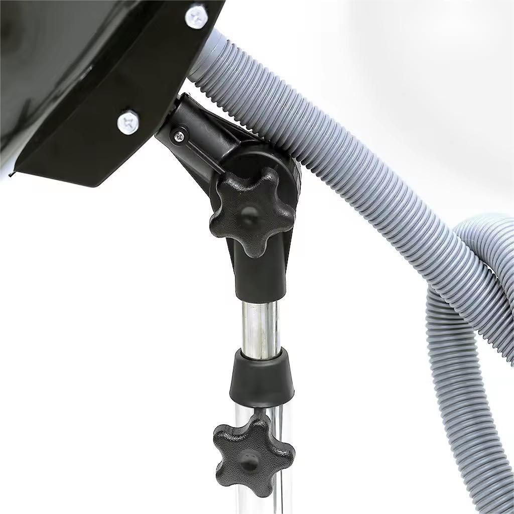 White Smoke HorizonMart - Portable Hairdressing Sink - Adjustable Height Salon Shampoo Bowl | Hair Washing Sink with Drain Hose for Home & Professional Use!