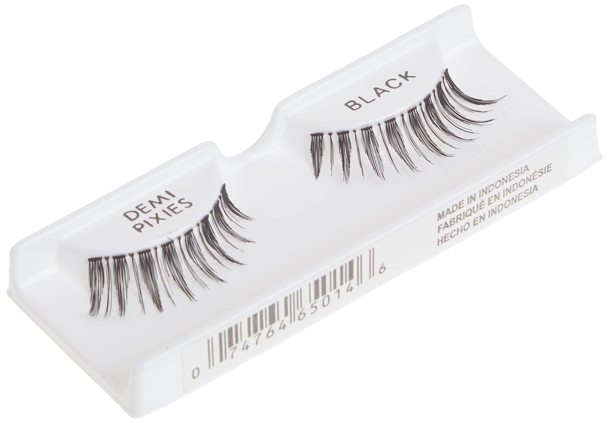 White Smoke Ardell Invisiband Lashes, Demi Pixies Black, 1 Pair