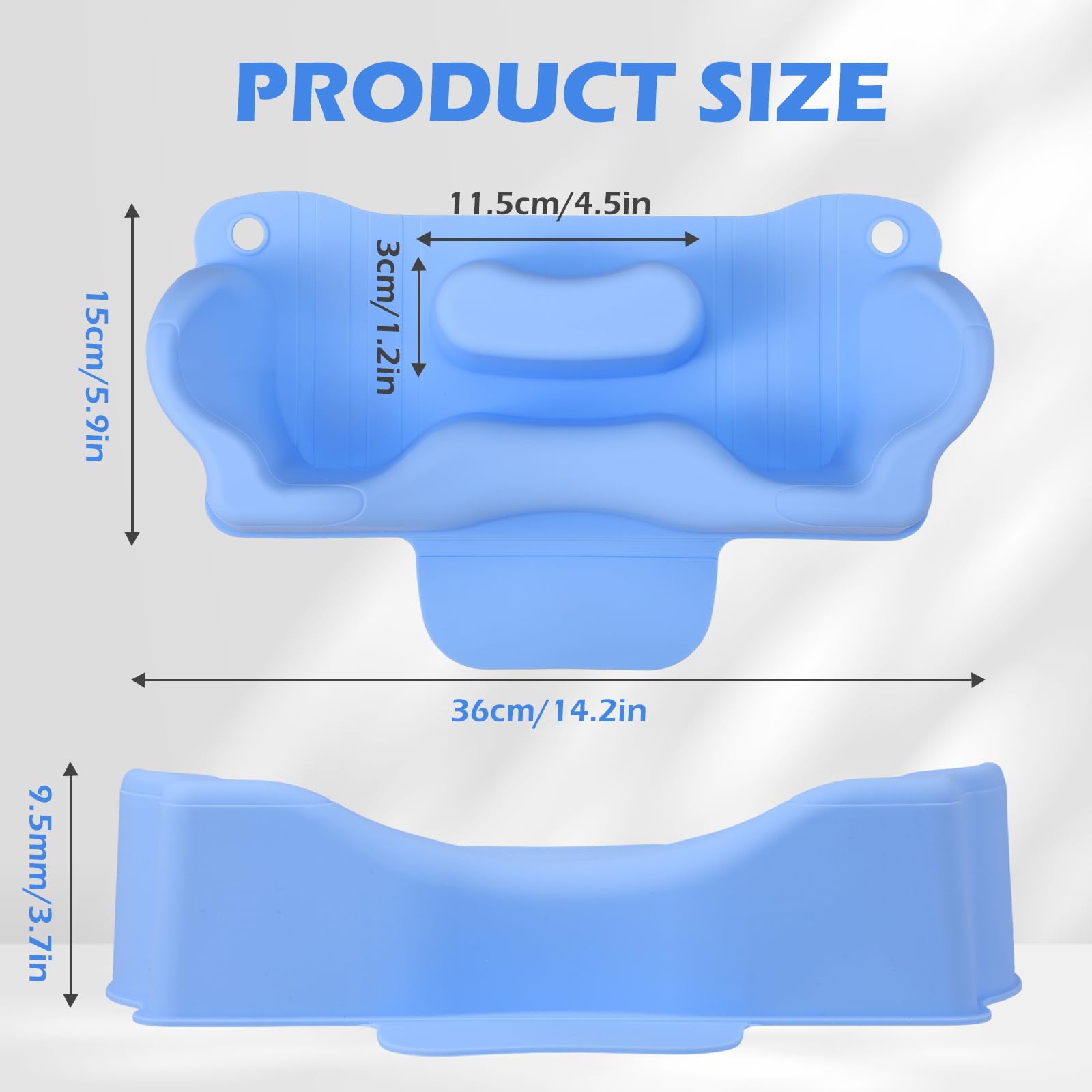 Lavender Jhua Portable Hair Washing Station for Kids Sink Bathtub Hair Washing Basin, Silicone Tear-Free Shampoo Bowl Wash Basin with Rinser Cup, Scalp Massager, Neck Support for Children Kids Teens Seniors