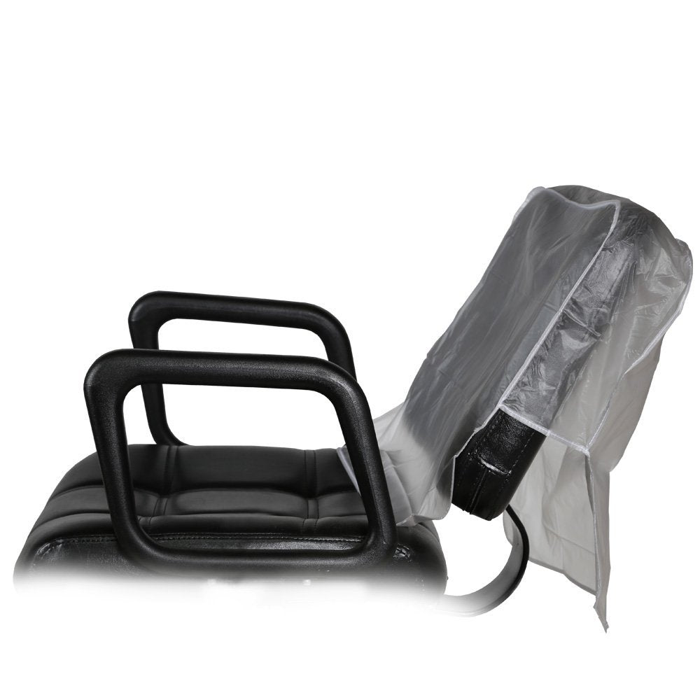 White Smoke BURMAX DL PRO Barber Beauty Salon Chair Protective Cover Vinyl Square CP-C125X