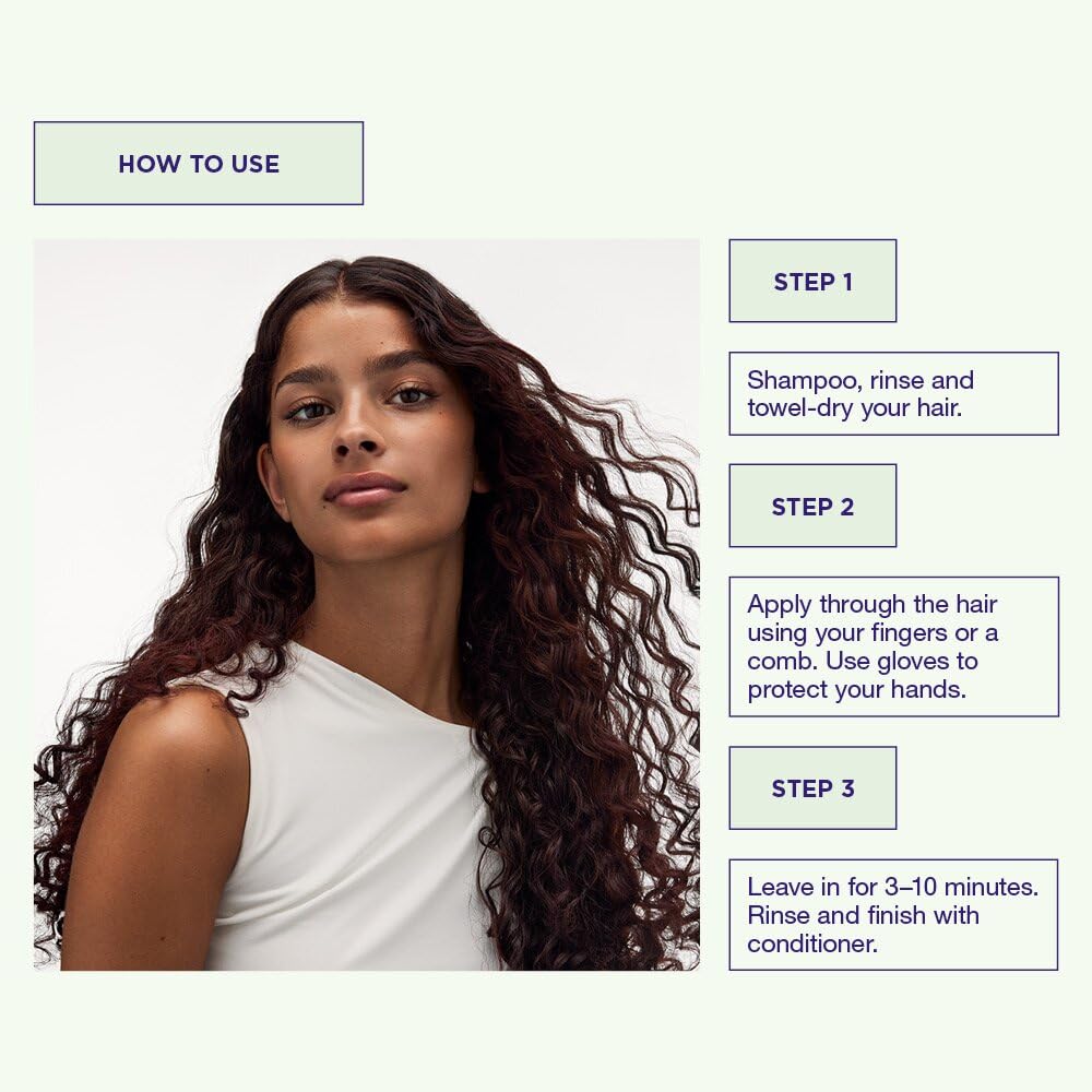 White Smoke Maria Nila Color Refresh, Autumn Red 10.1 Fl Oz, Red Hair Mask, Semi-Permanent Pigments, 100% Vegan & Sulfate/Paraben free