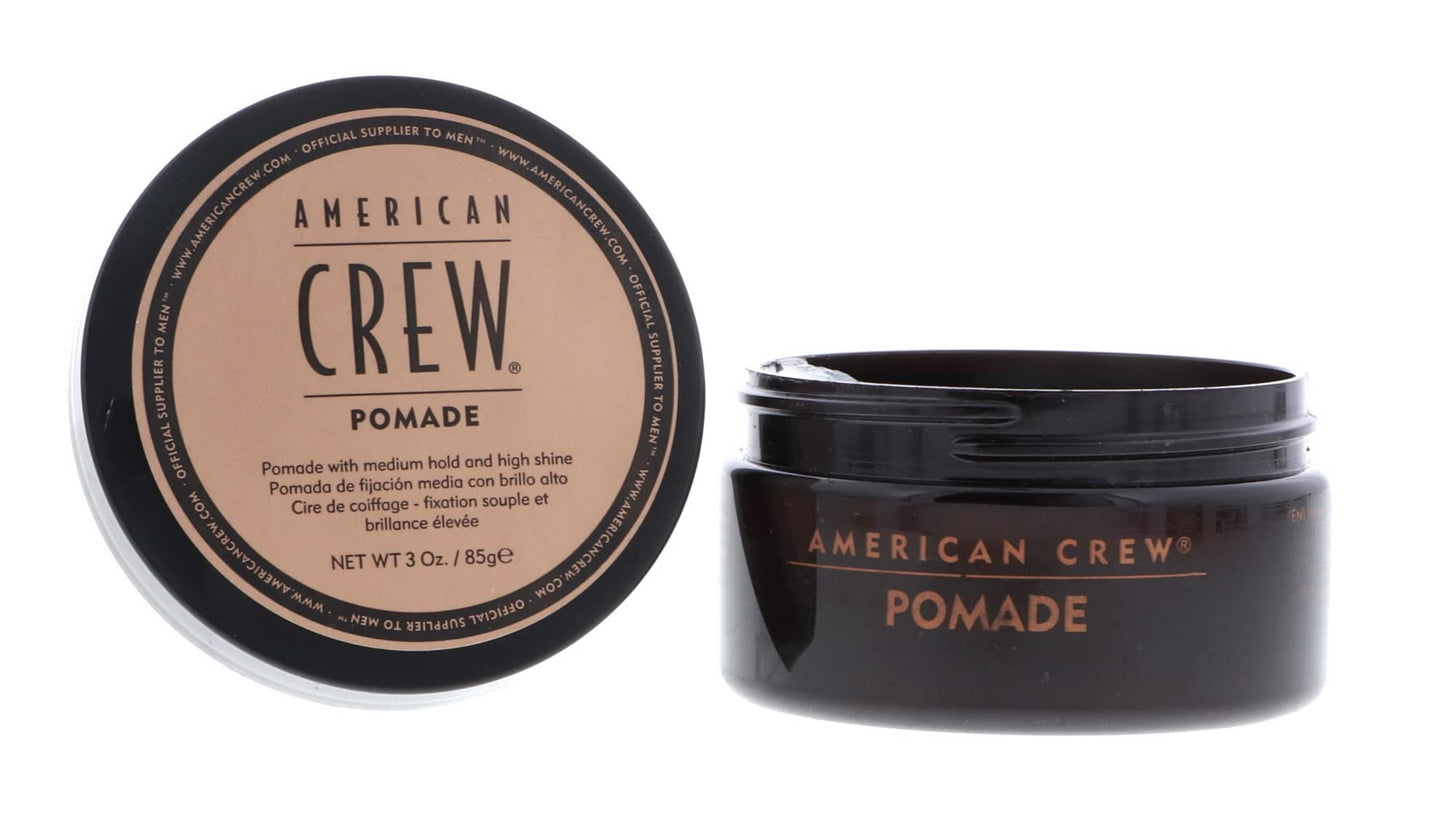 White Smoke American Crew Pomade, 3.0-Ounce Jar, Packaging May Vary (Pack of 2)