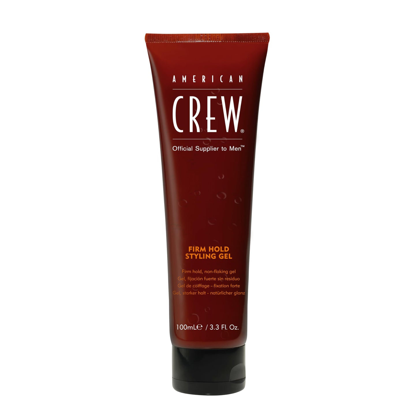 White Smoke American Crew Men's Hair Styling Gel, Firm Hold, Non-Flaking, 3.3 fl oz