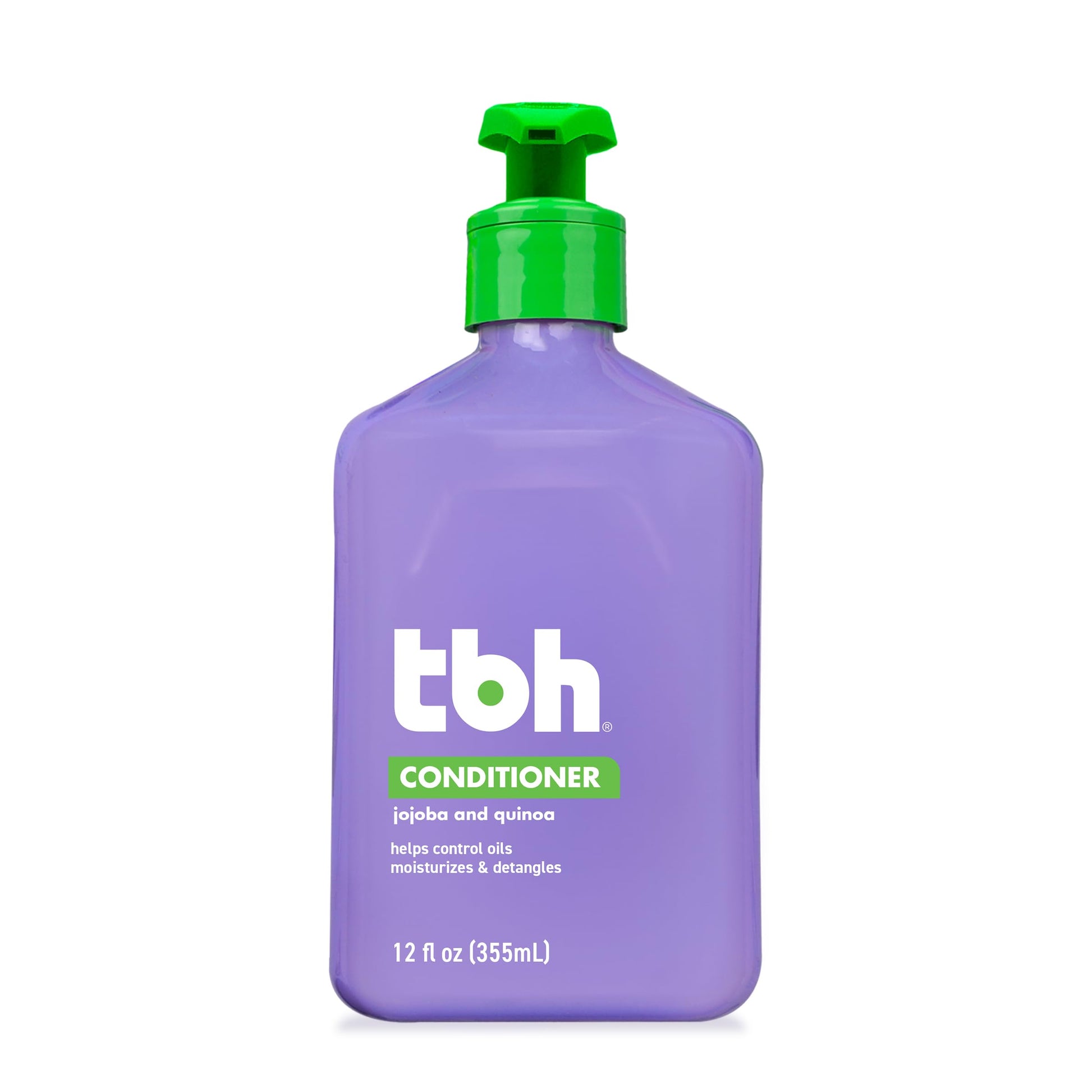 White Smoke TBH Teen & Kids Conditioner- Lightweight and Detangling Hydrating Hair Conditioner for Dry, Oily, Fine, Curly, and All Hair Types - Tween and Kids Hair Conditioner - Sulfate, Paraben Free - 12 oz