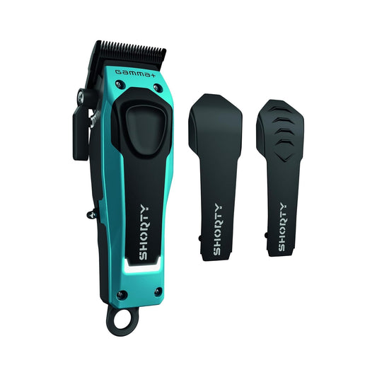 White Smoke GAMMA+ Shorty Professional Cordless Hair Clipper for Men, Brushless Motor, Adjustable Zero Gap, 120-Min Run Time, USB-C, Ergonomic, Low Noise