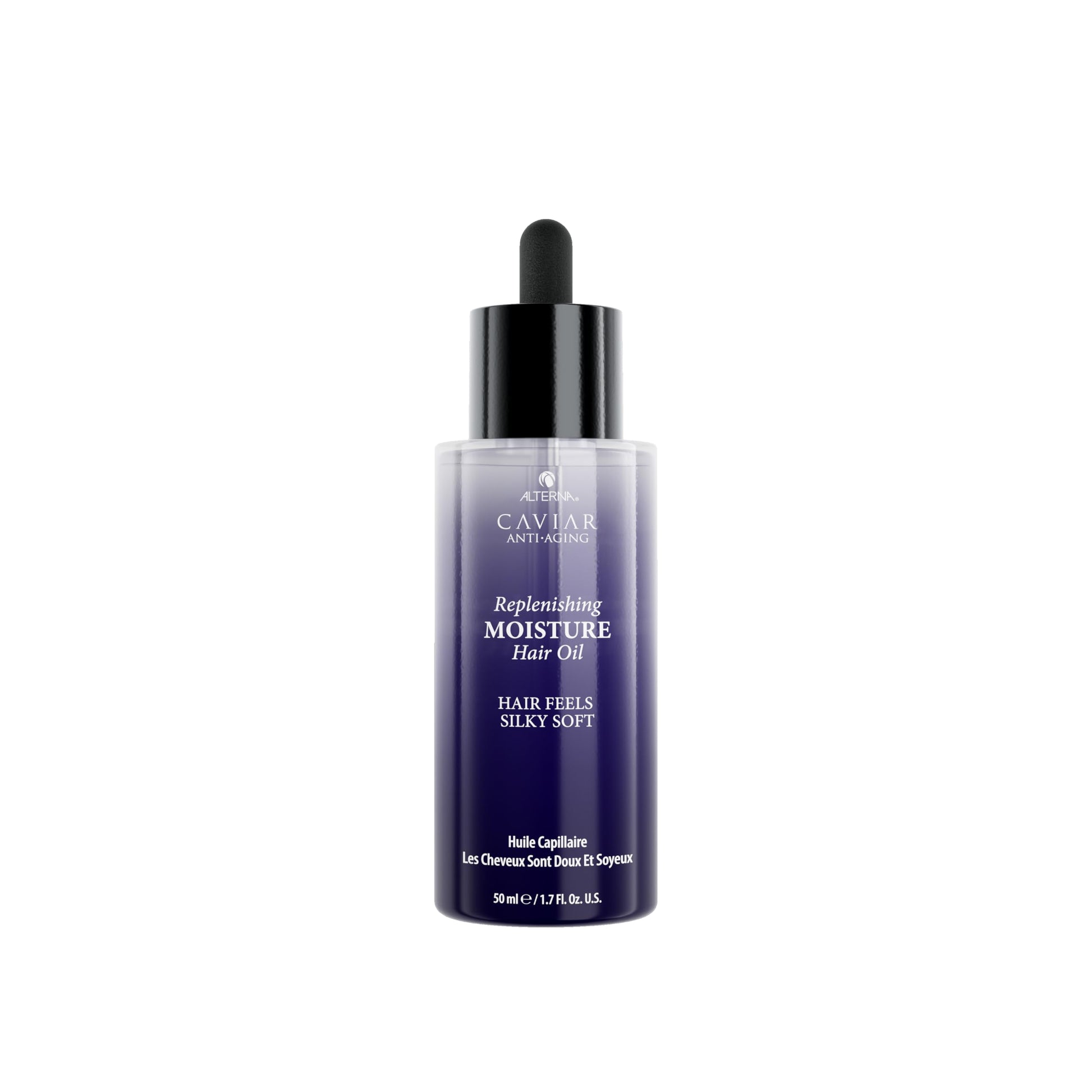 White Smoke Alterna Haircare CAVIAR Anti-Aging Replenishing Moisture Hair Oil 1.7 oz | Lightweight, Revives and Nourishes Hair | Increased Shine and Softness | Heat Protectant and Frizz Control