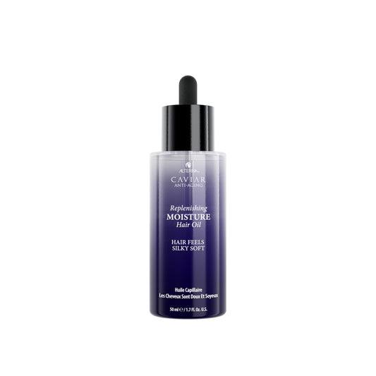 White Smoke Alterna Haircare CAVIAR Anti-Aging Replenishing Moisture Hair Oil 1.7 oz | Lightweight, Revives and Nourishes Hair | Increased Shine and Softness | Heat Protectant and Frizz Control