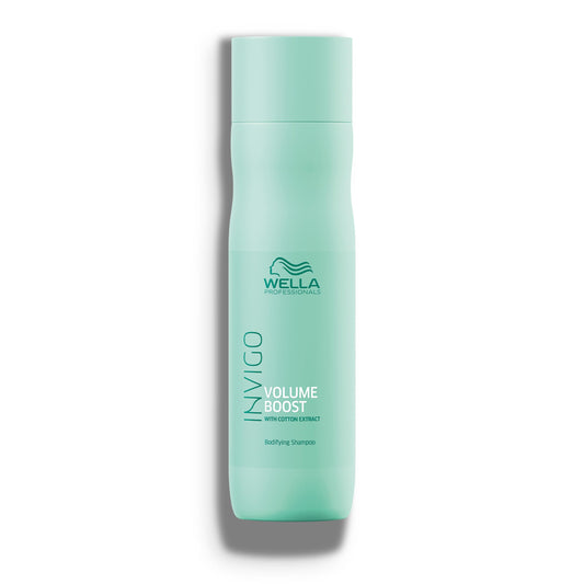 Light Blue Wella Professionals Invigo Volume Boost Bodifying Shampoo | Added Volume for Fine Hair | 10.1 Fl Oz