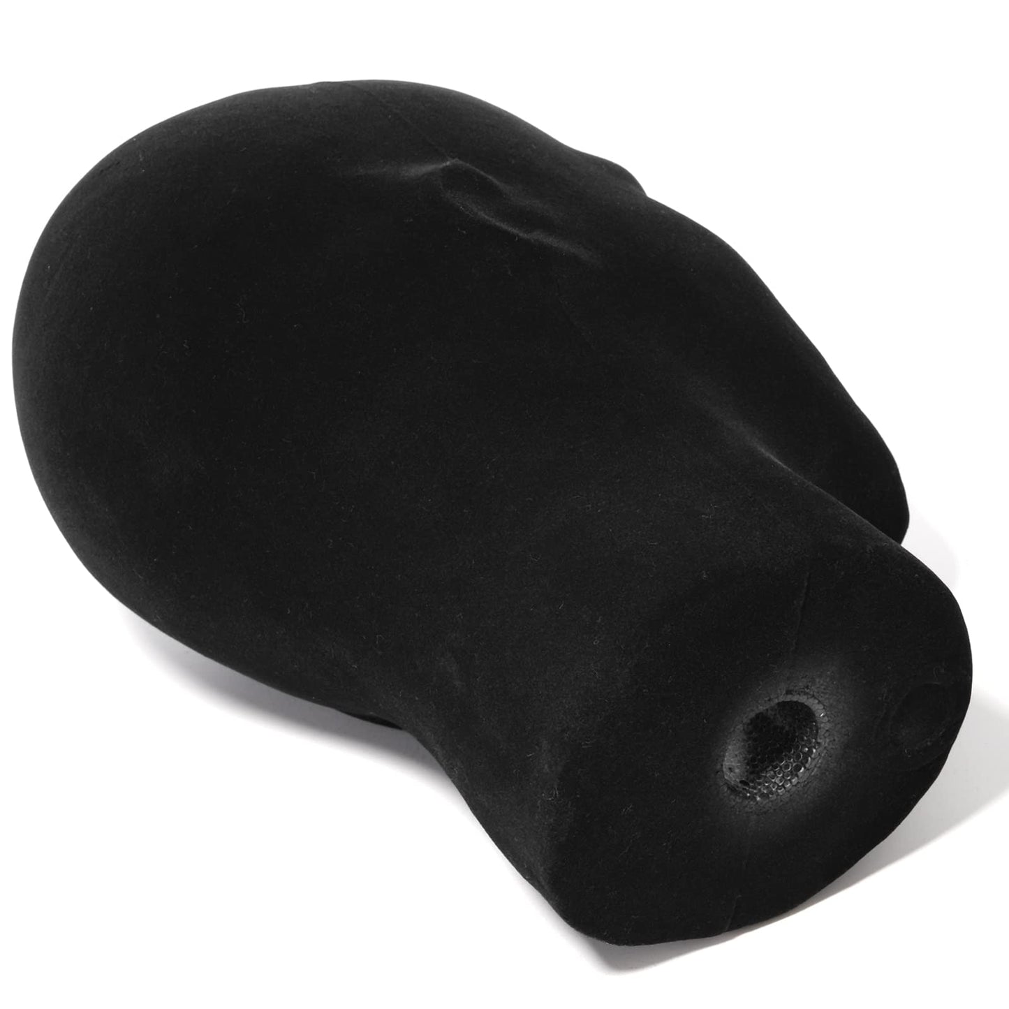 Black Foraineam 2 Pack Male Foam Mannequin Head Wig Display Holder, 11 Inch Man Manikin Stand Model, Black Foam Heads for Wig Hats Glasses Masks