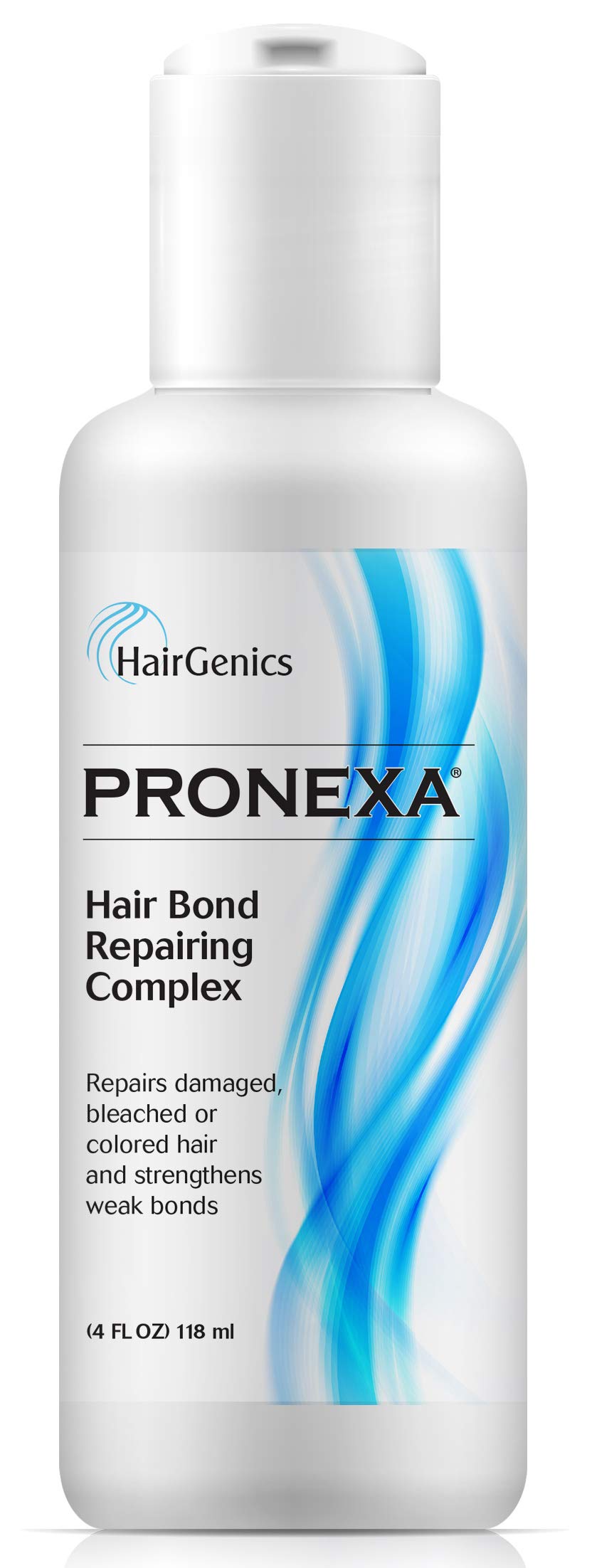 White Smoke Hairgenics Pronexa Hair Bonder Bond Repairing Complex and Conditioner for Damaged and Treated Hair. 4 FL OZ Provides 8 full treatments.
