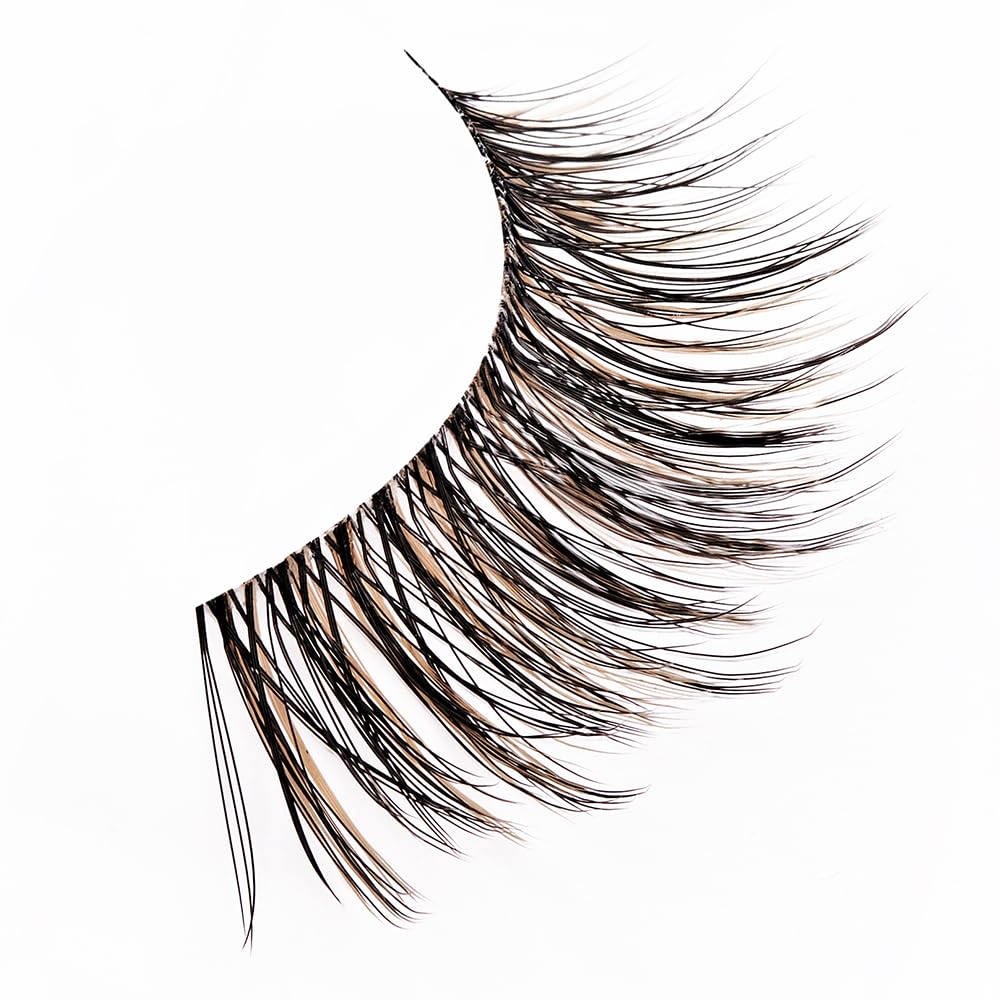 White Smoke Ardell Balayage Wispies False Eyelashes - Chestnut, Ultra Thin Band, Natural Wispy Lashes, 4 Pack
