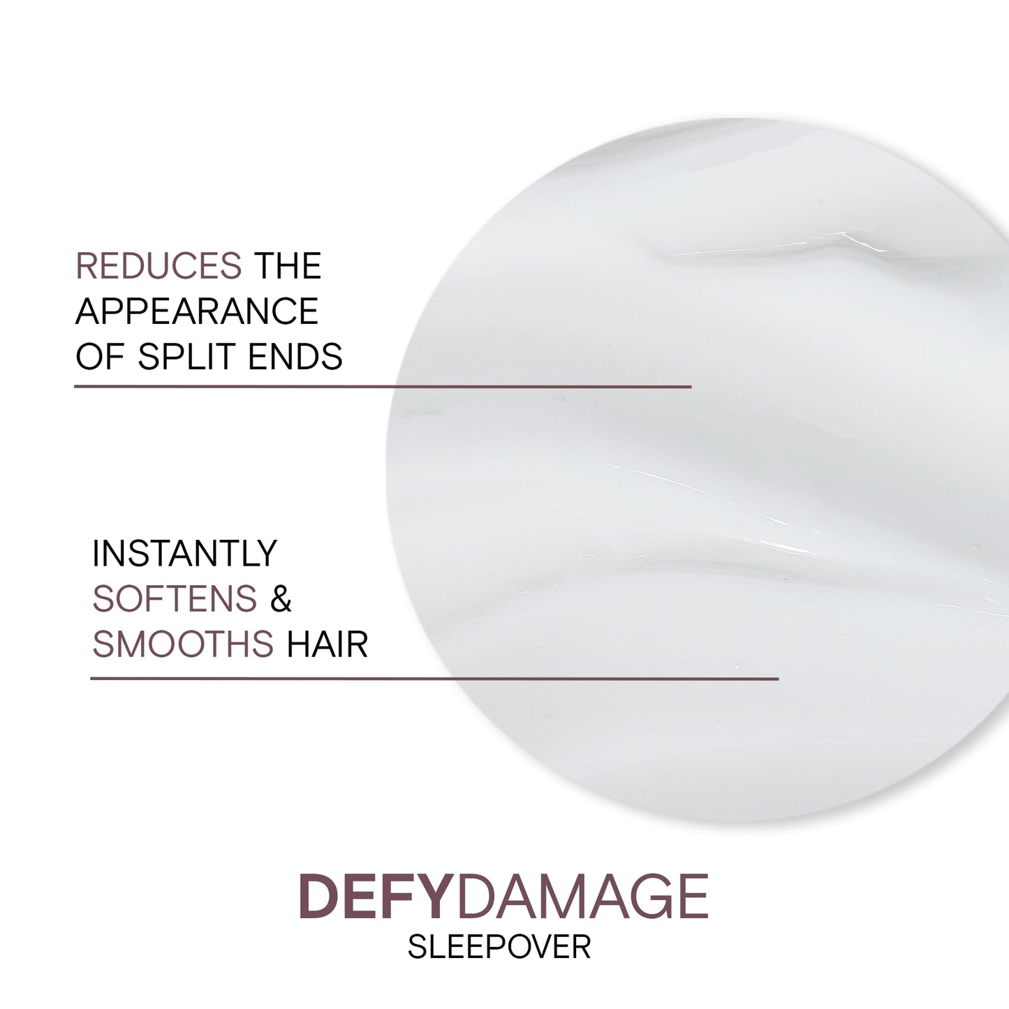 White Smoke Joico Defy Damage Sleepover Overnight Nourishing Treatment | Instantly Softens & Smooths | Strengthen Bonds | Reduce Breakage & Split Ends | No Rinse Formula | With Arginine & Keratin | 3.38 oz