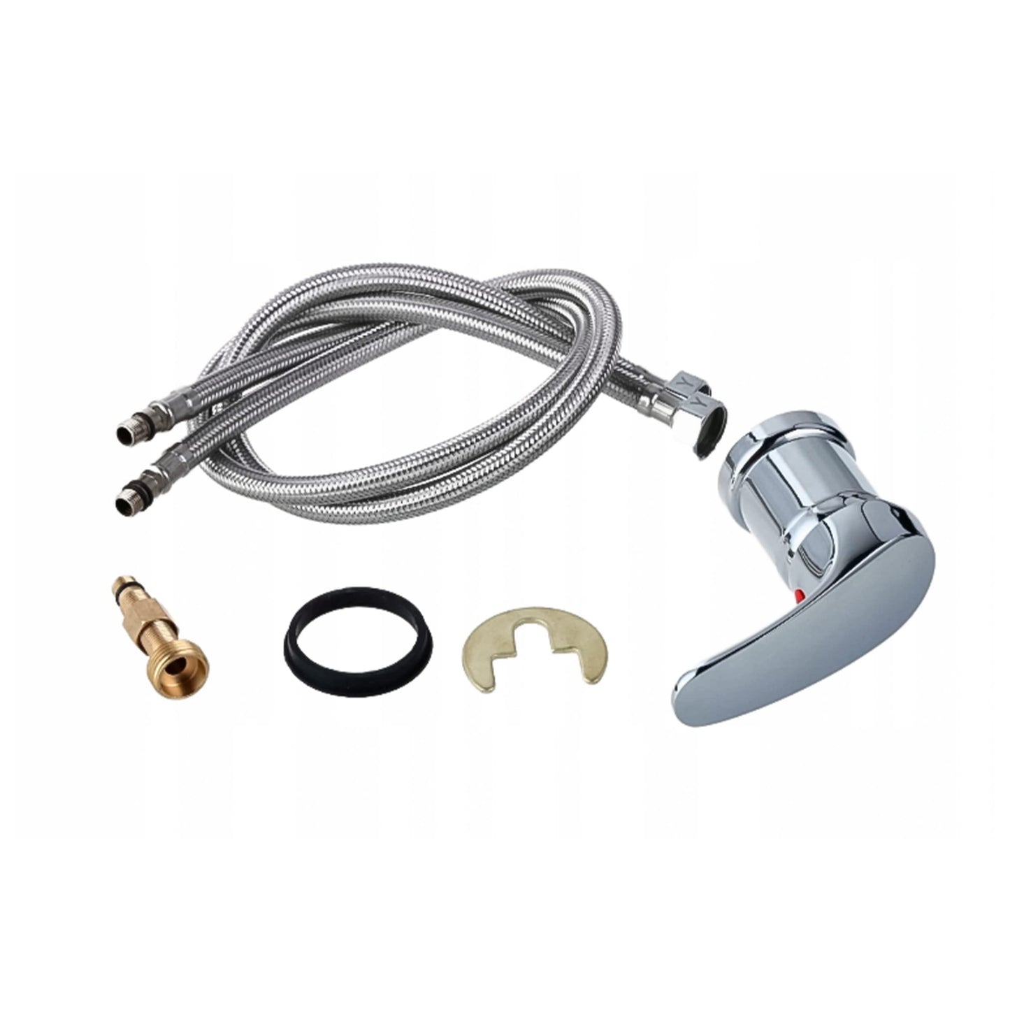White Smoke Faucet for Shampoo Bowl - Salon Faucet - Shampoo Faucet - Salon Shampoo Bowl Faucet - Shampoo Bowls Faucet Replacement, 1/2 inch Inlet