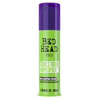 Light Green TIGI Bed Head Curls Rock Amplifier Curl Cream for Definition and Enhancement of All Curly Hair Types, 3.38 fl oz