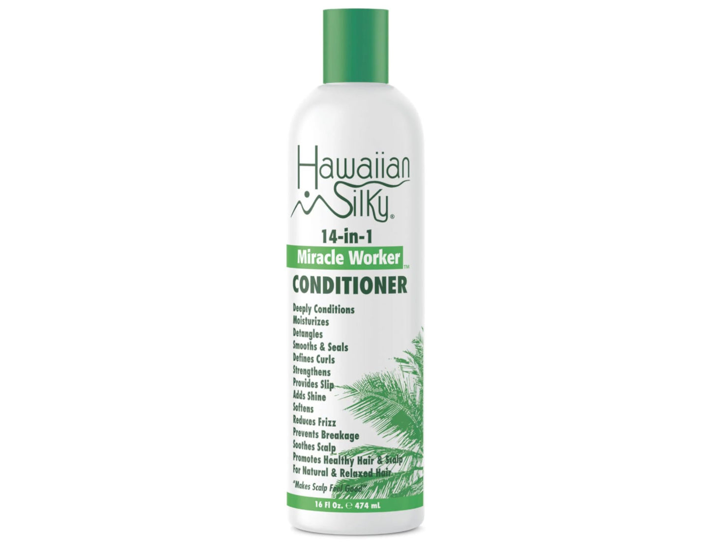 White Smoke Hawaiian Silky 14-in-1 Miracle Worker Hair Care Set, Shampoo, Conditioner and Activator Spray, 16 Fl Oz Each