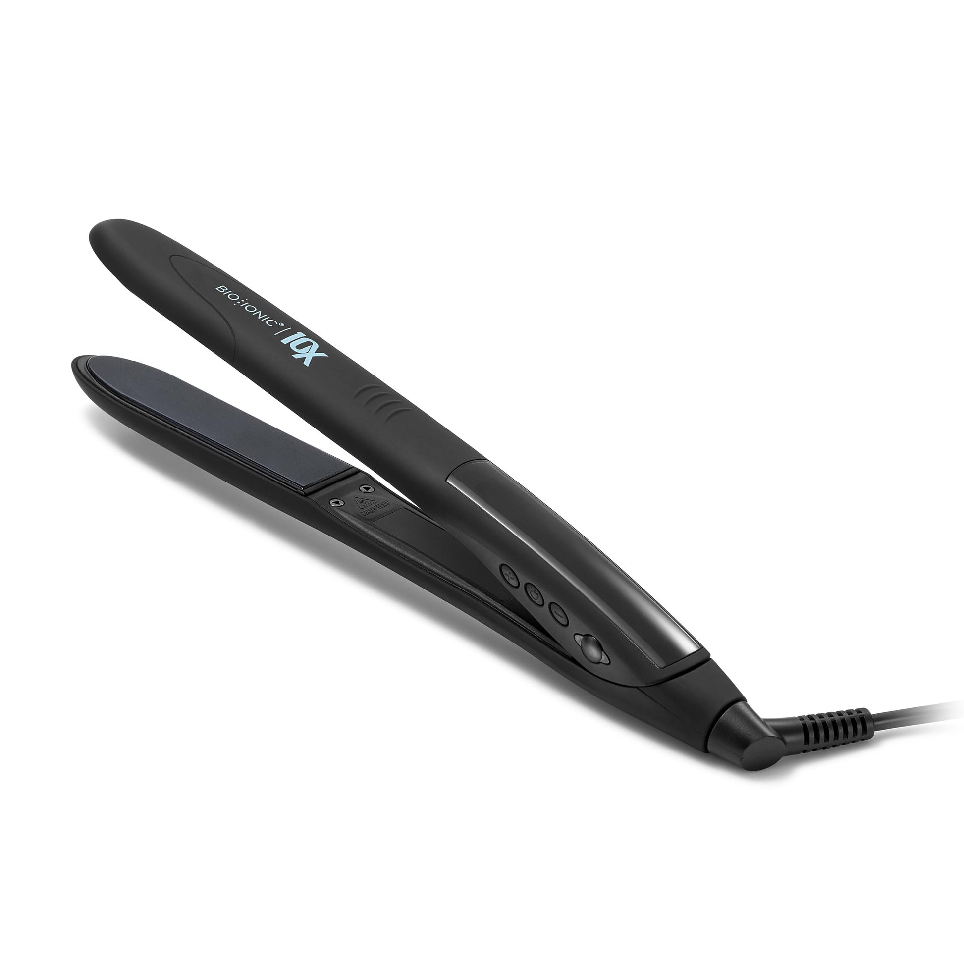 White Smoke Bio Ionic 10X Styling Iron, 1" Hair Straightener with Moisturizing Heat Technology, Flat Iron for 10-Minute Styling, Hair Straightener and Curler