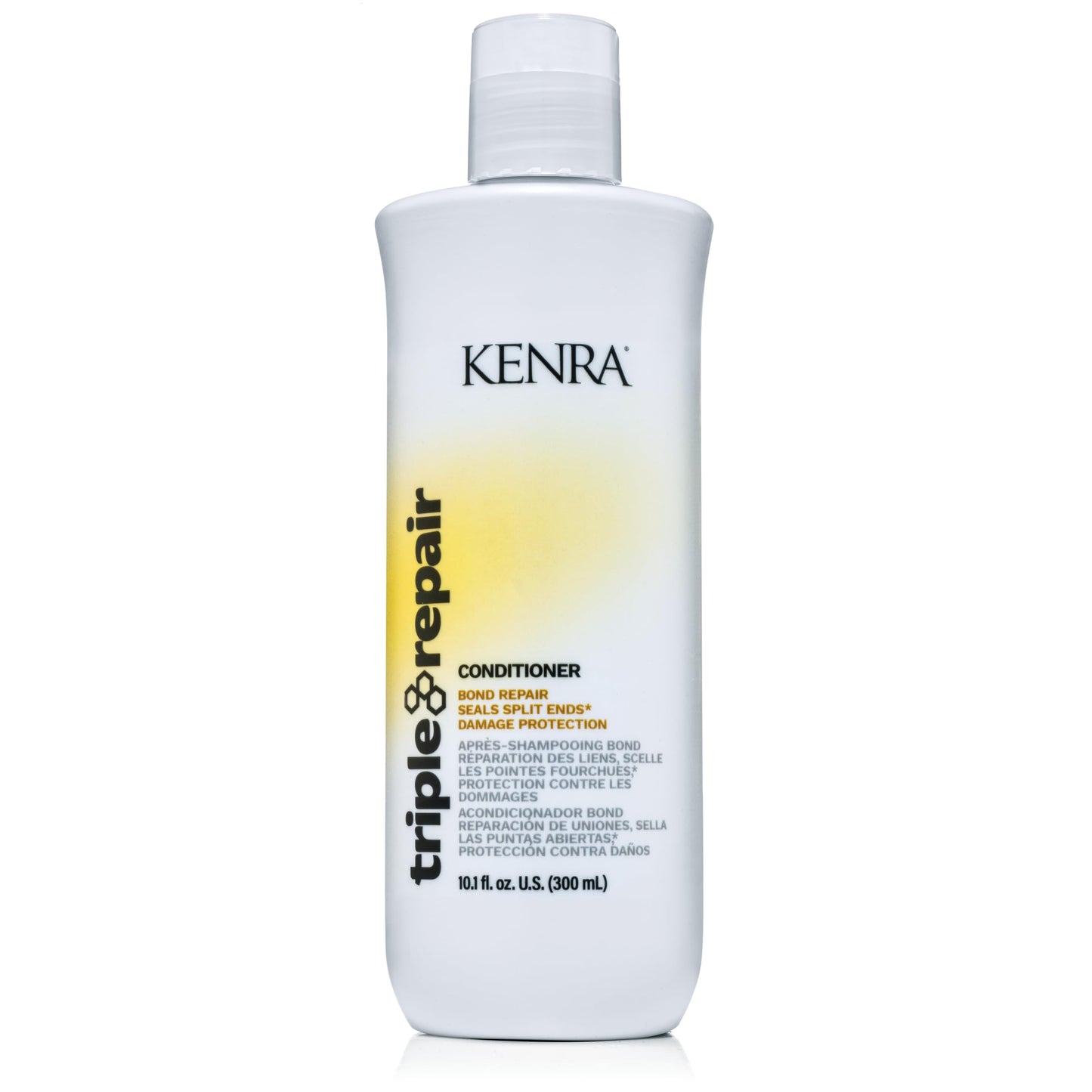 Lavender Kenra Professional Triple Repair Conditioner | Targets & Repairs Weak or Broken Bonds | Split Ends | Damaged Hair | Bond Builder | Sulfate-Free | 10.1 fl. oz.