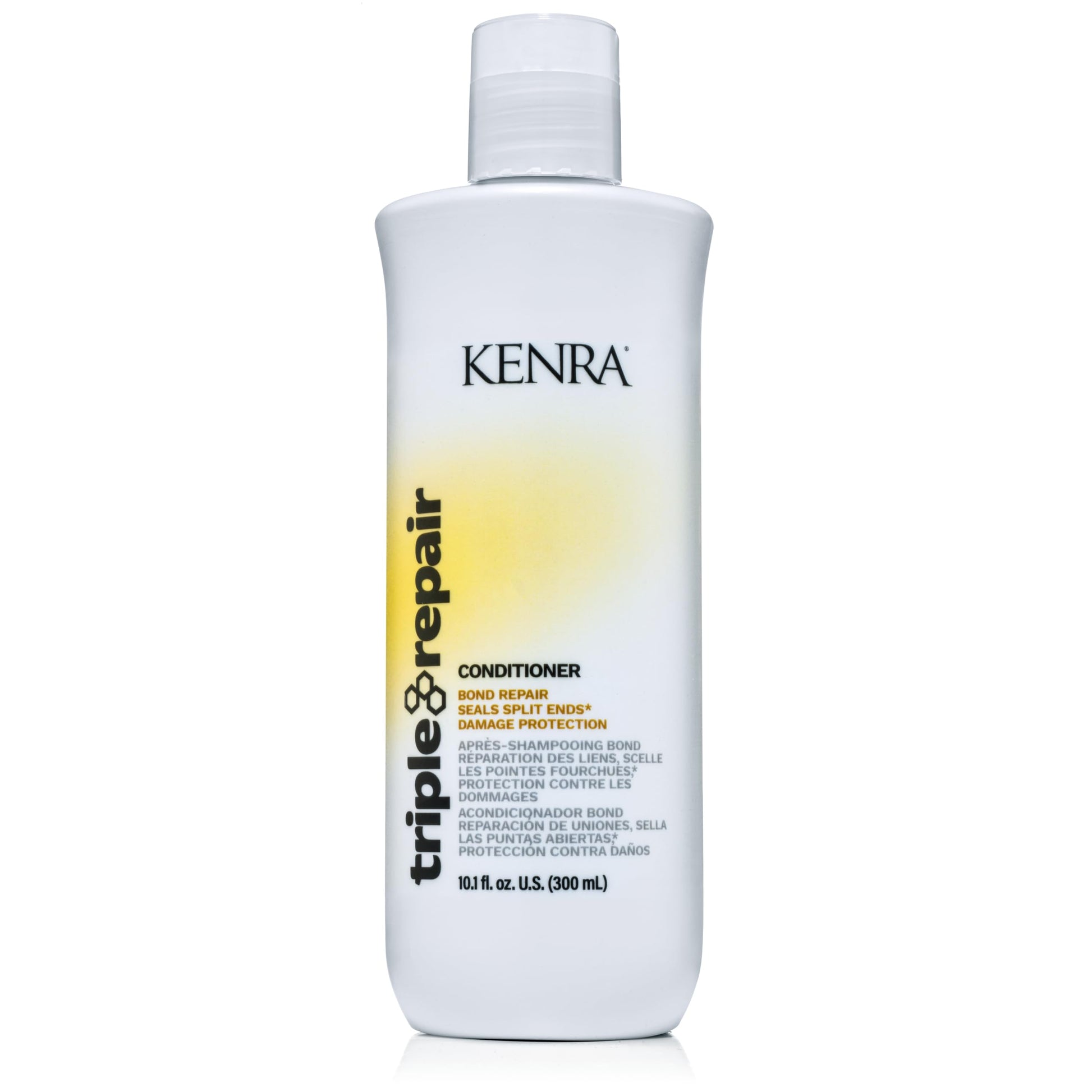 Lavender Kenra Professional Triple Repair Conditioner | Targets & Repairs Weak or Broken Bonds | Split Ends | Damaged Hair | Bond Builder | Sulfate-Free | 10.1 fl. oz.