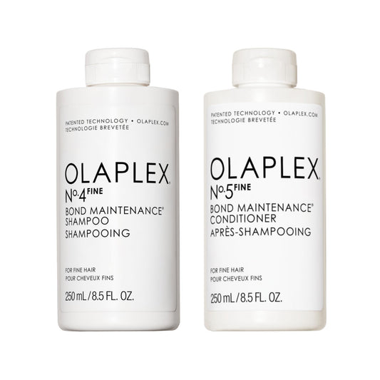 White Smoke Bundle of Olaplex No.4FINE Bond Maintenance® Shampoo, Ultra-light(8.5 Fl Oz) + Olaplex Nº.5FINE Bond Maintenance® Conditioner (8.5 Fl Oz)