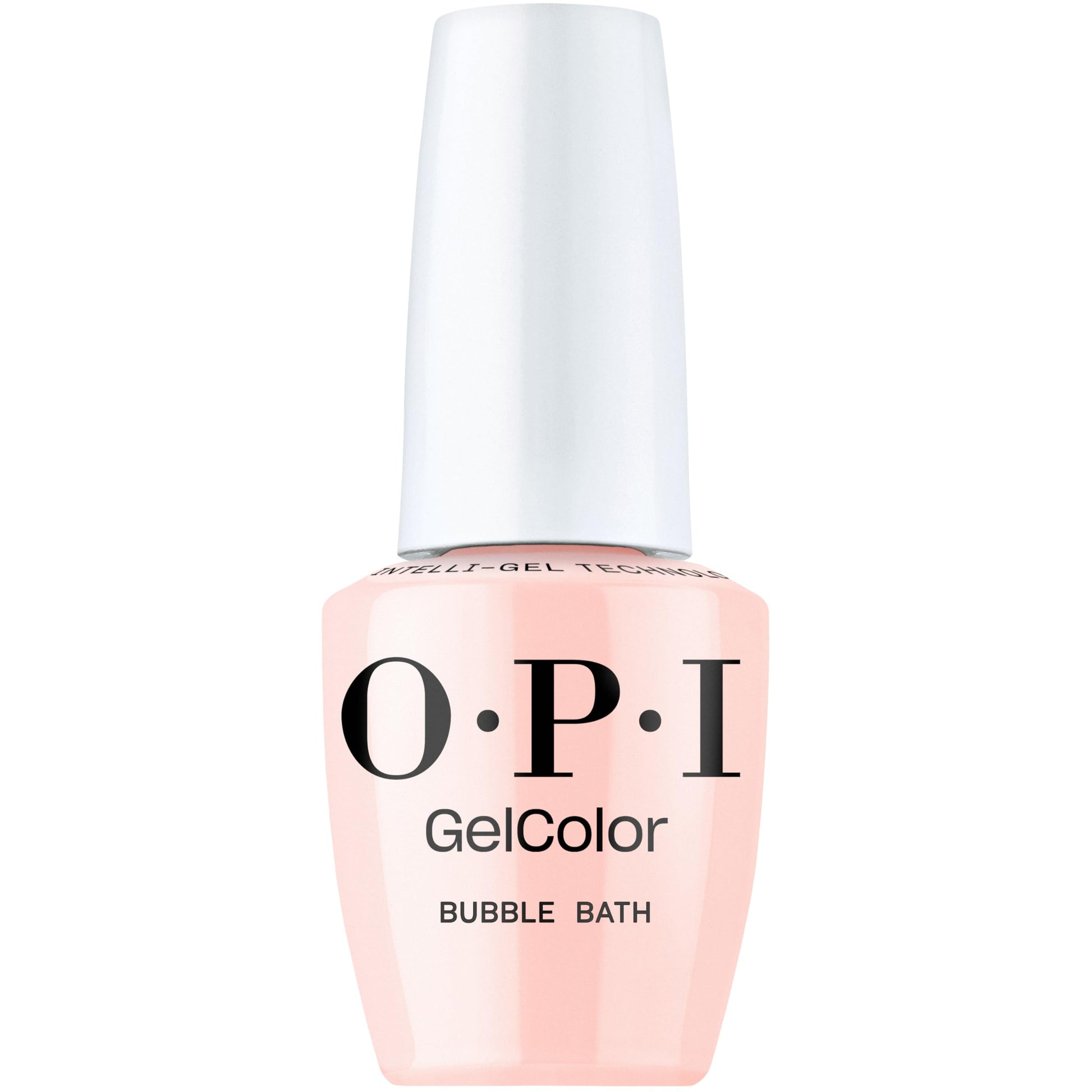 White Smoke OPI GelColor Bubble Bath | Sheer Nude Pink Crème LED Cure Gel Nail Polish | Salon-Quality Shine, Long-Lasting Wear | Vegan & HEMA Free | 0.5 Fl Oz