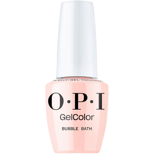 White Smoke OPI GelColor Bubble Bath | Sheer Nude Pink Crème LED Cure Gel Nail Polish | Salon-Quality Shine, Long-Lasting Wear | Vegan & HEMA Free | 0.5 Fl Oz