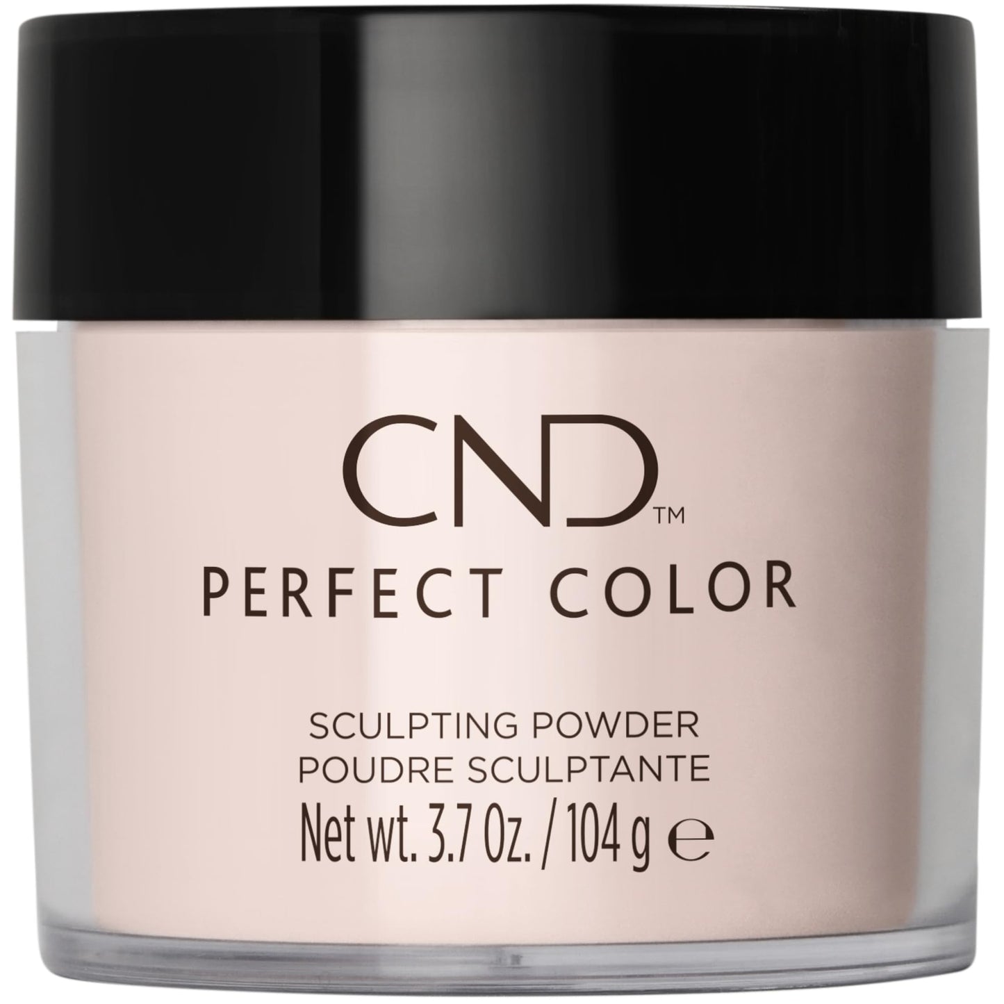 Black CND Perfect Color Sculpting Powder, Soft Warm Beige, 3.7 oz.