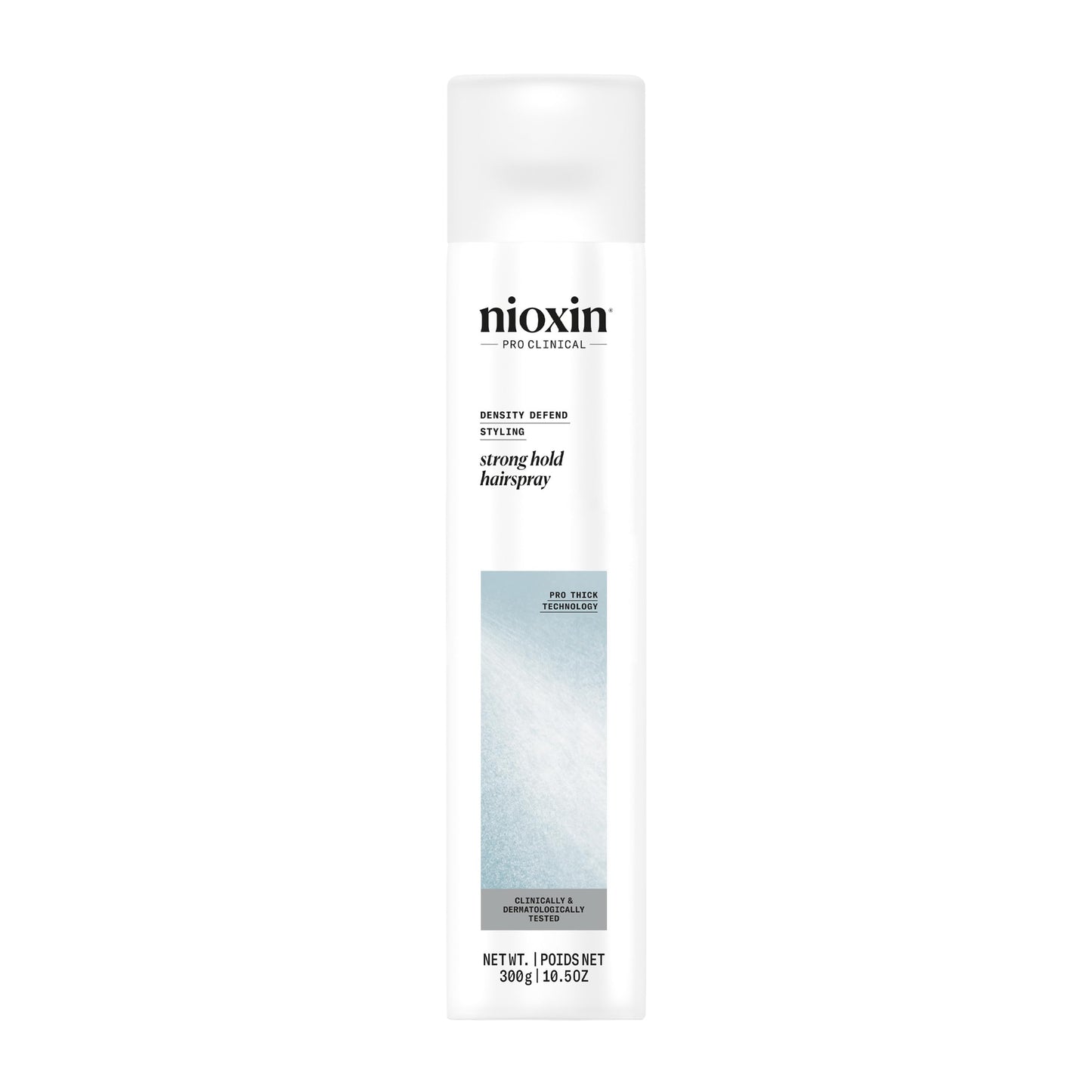 White Smoke NIOXIN Density Defend Styling Strong Hold Hairspray For Long-Lasting Hairstyles Humidity Resistant 10.6 Fl oz.