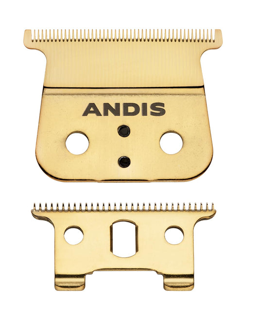 White Smoke Andis 74110 Gold GTX-EXO Replacement Blade – Cordless GTX-Z Trimmer Blade, Zero Gap Precision, Professional Detail Performance