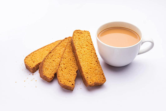 White Smoke Baked Bhojlawa Healthy Tasty Long Toast/Rusk/Mouth-Watering Toast/Rusk/Crunchy Breakfast Snack-850g(850g*1Pac)
